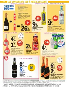 E.Leclerc - Prévisualisation de APÉRITIF À BASE DE VIN BIANCO "MARTINI", 14.50% vol. 1 L. Existe aussi : Rosso, Rosato, Fiero ou Bitter à un degré d'alcool et prix différents. valide à partir de 26.05.2026 | Page: 16