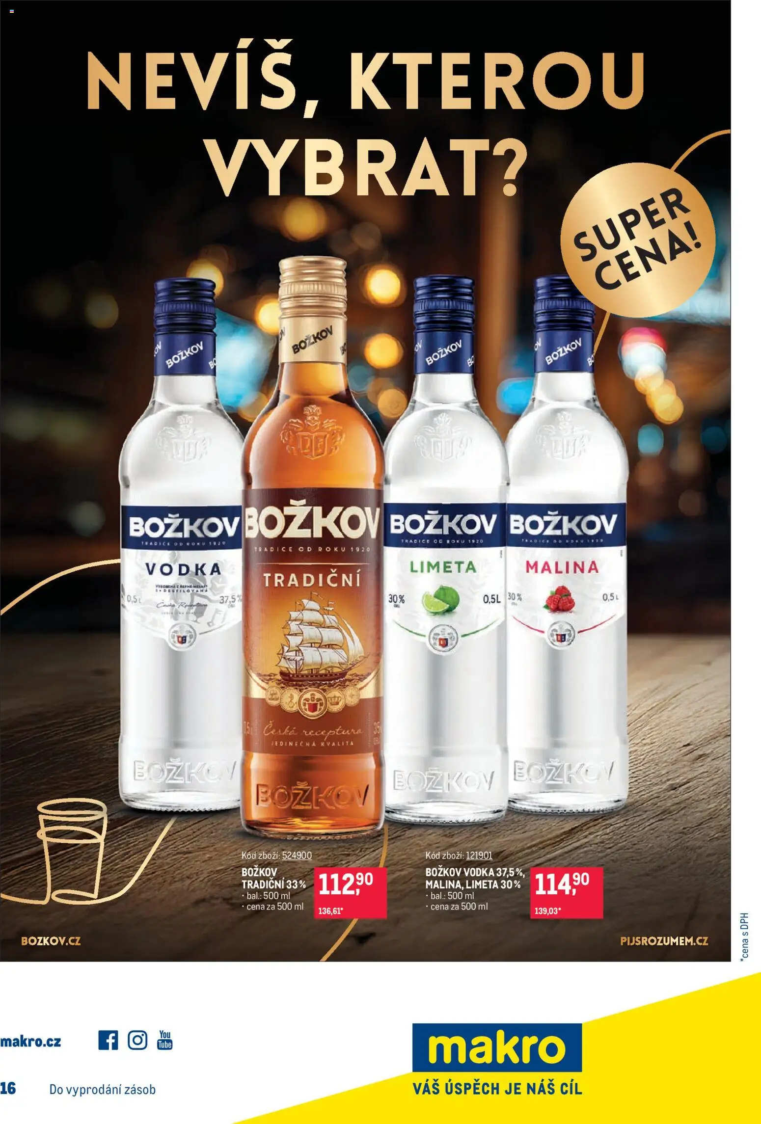 Makro leták - Maloobchod od 15.07.2026 | Strana: 18 | Produkty: Vodka, Božkov