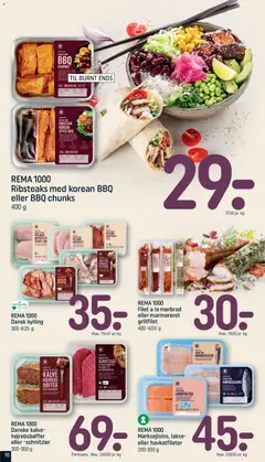 Danske kalve-højrebsbøffer eller -schnitzler, 300-350 g gyldig fra 26.05.2026 | Side: 10