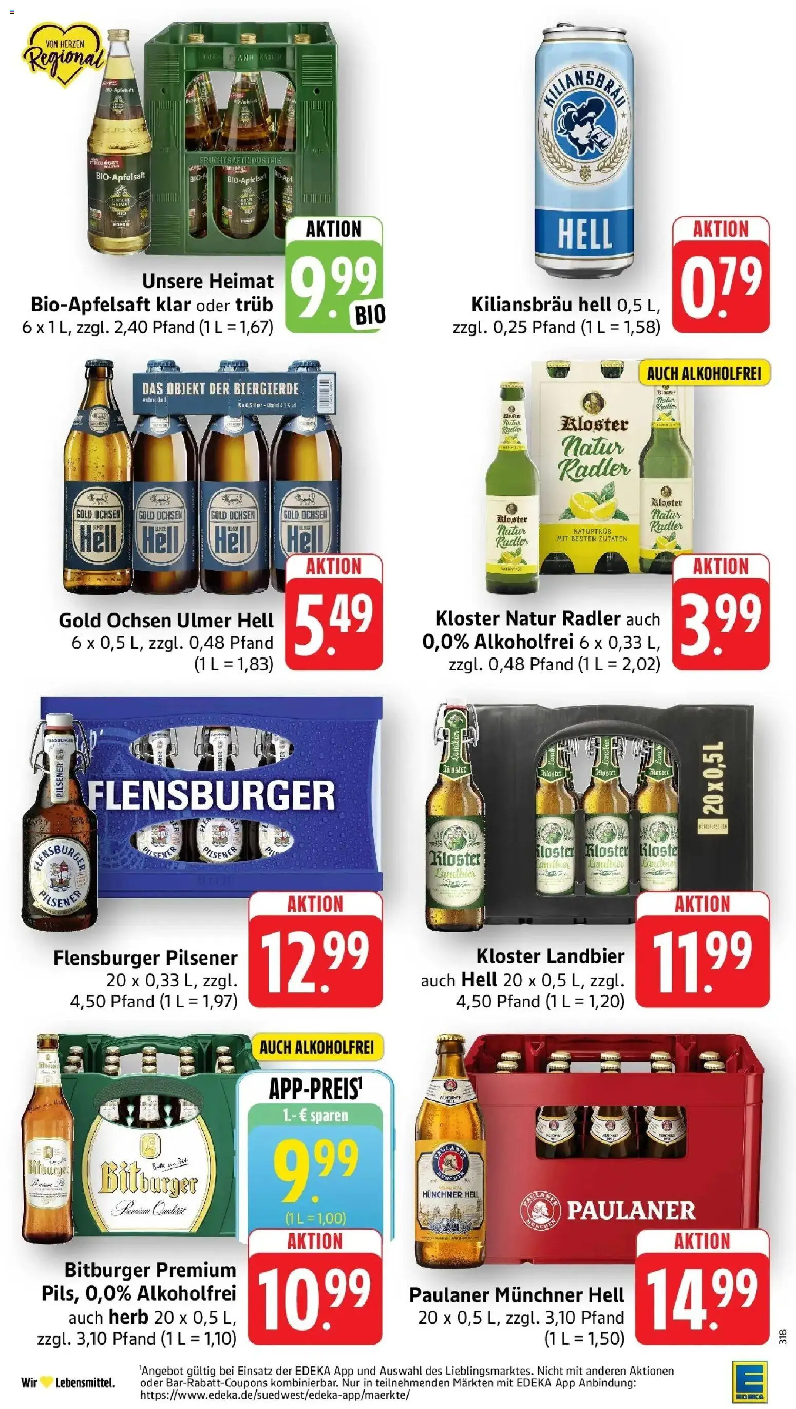 E center - E center: Wochenangebote – gültig ab 28.06.2026 | Seite: 33 | Produkte: Bitburger, Flensburger, Radler, Paulaner
