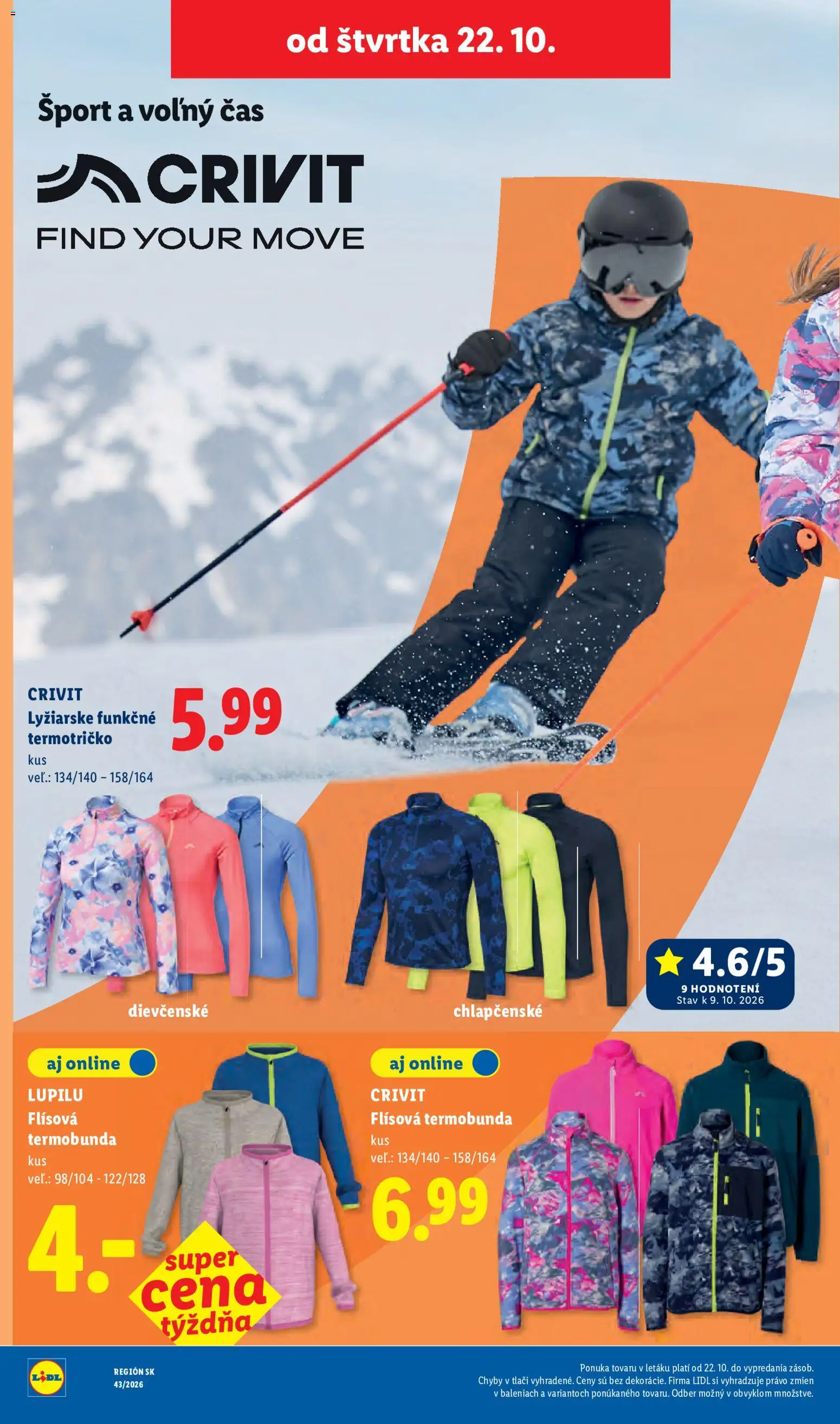 Nové Lidl akcie – leták je platný od 19.10.2026 | Strana: 106