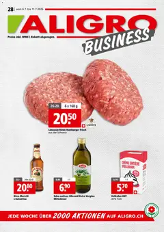 Aligro aktionen Business Chavannes, Matran, Genf, Sitten ab 06.07.2026 gültig