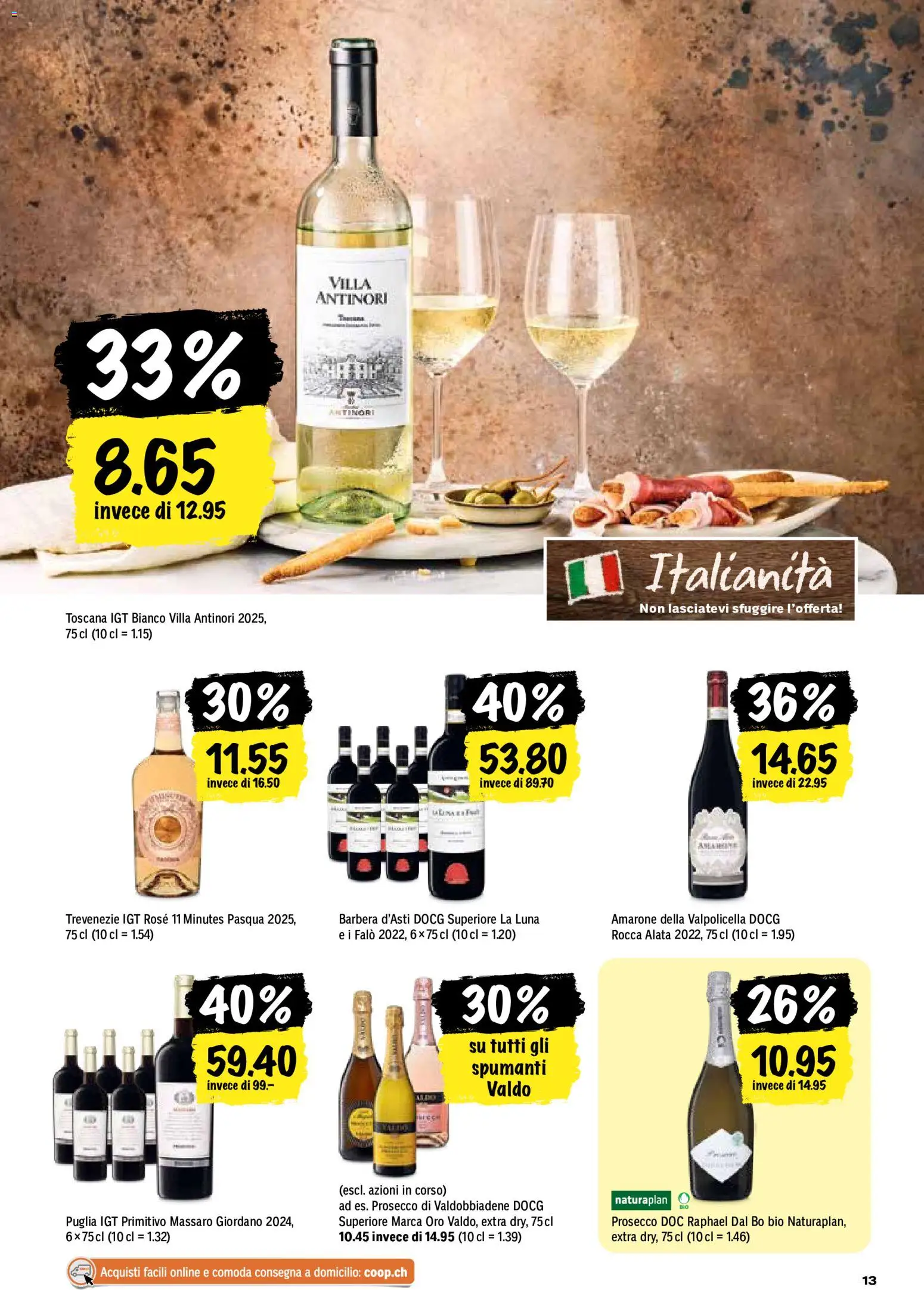 Coop aktionen IT – gültig ab 20.08.2026 | Seite: 13 | Produkte: Prosecco