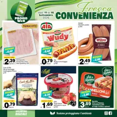 Anteprima del volantino Elite Supermercati volantino Promo Web valido a partire dal 11/09/2026 | Pagina: 3 | Prodotti: Olive, Prosciutto, Spinaci, Sugo