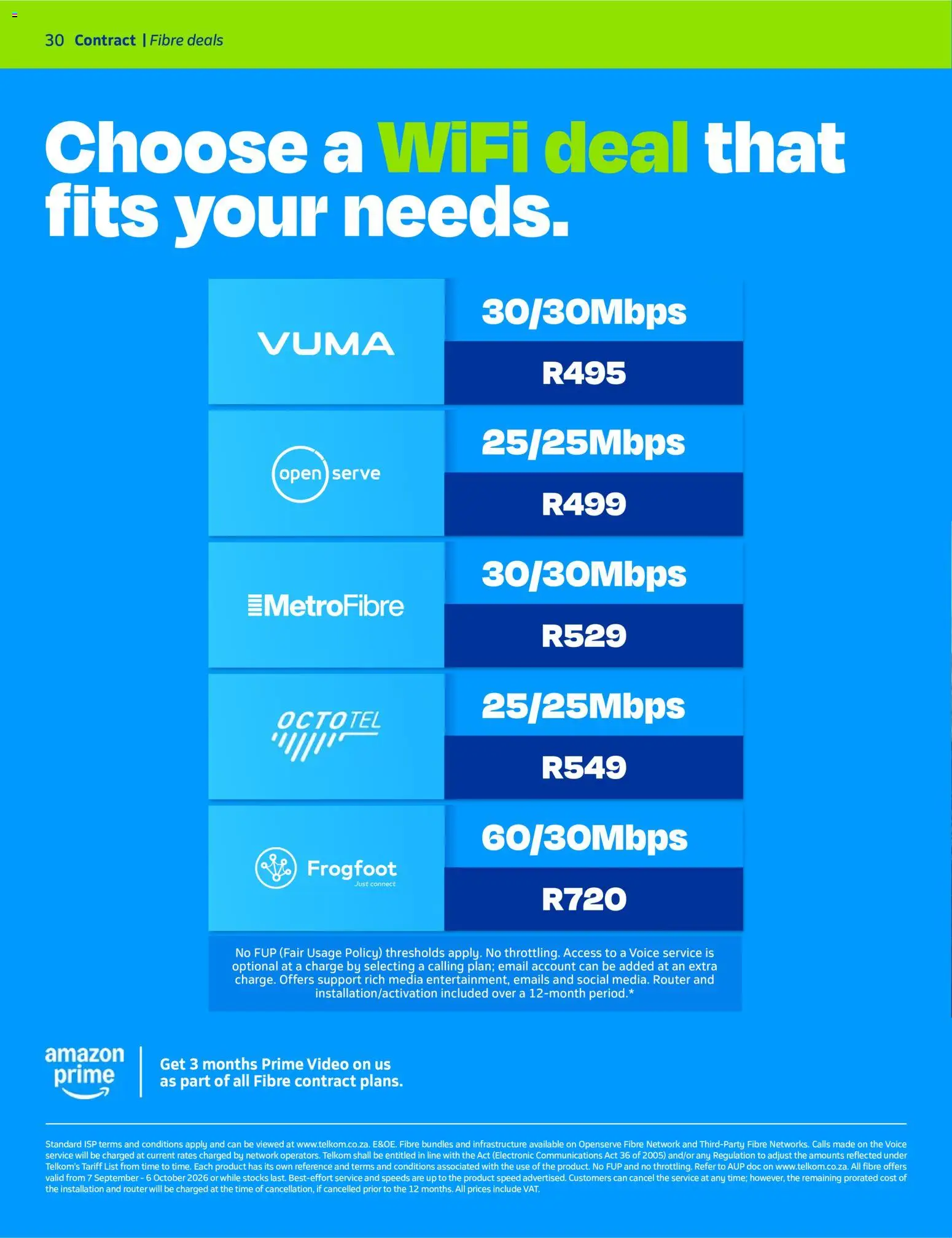 New Telkom catalogue – valid from 07/09/2026 | Page: 30 | Products: Router
