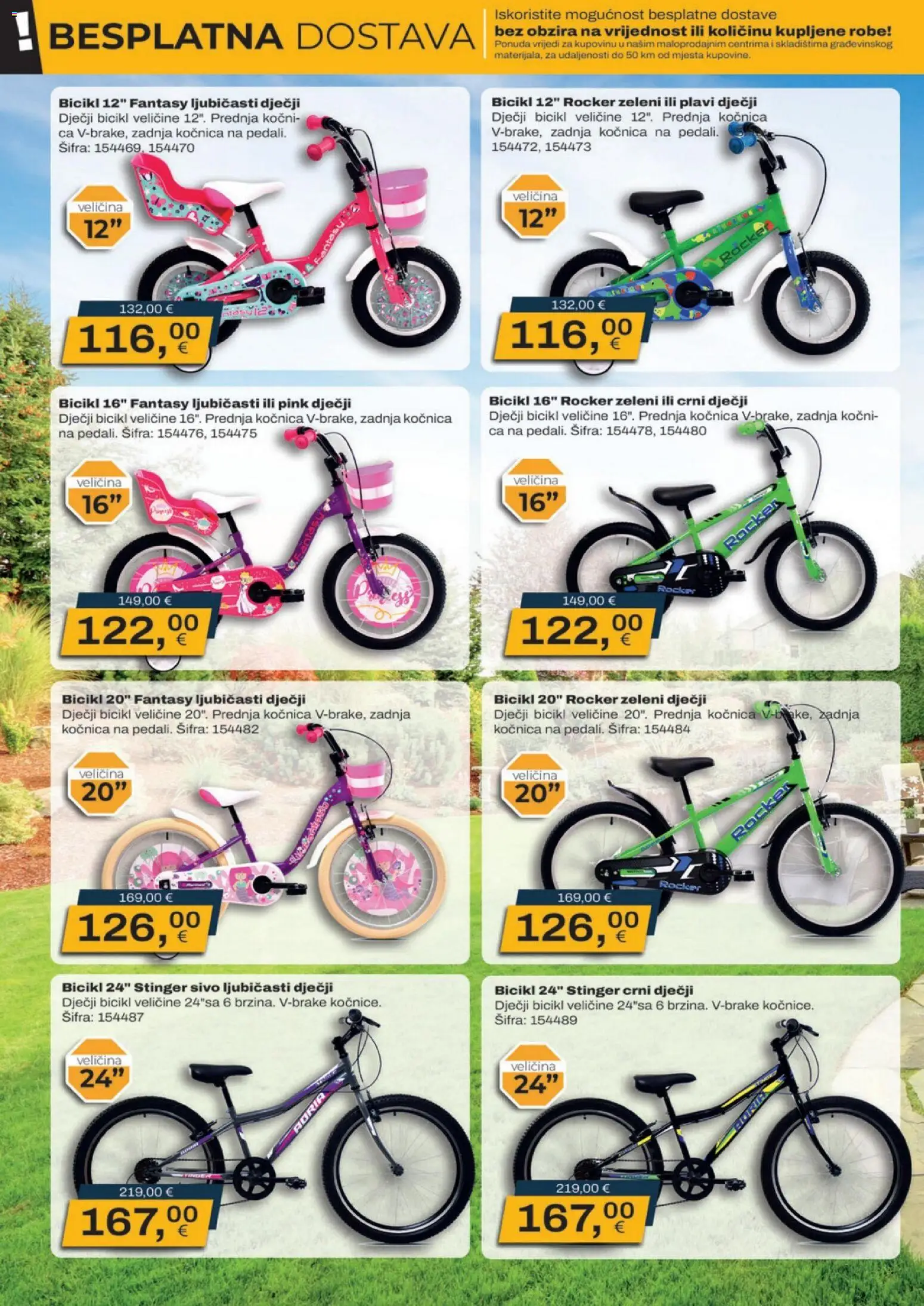 Vinkoprom katalog | vrijedi od 16.03.2026 | Stranica: 6 | Proizvodi: Bicikl