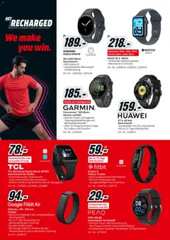 Media Markt aktionen ab 22.07.2026 gültig | Seite: 7 | Produkte: Navigation, Smartwatch, Samsung, Huawei