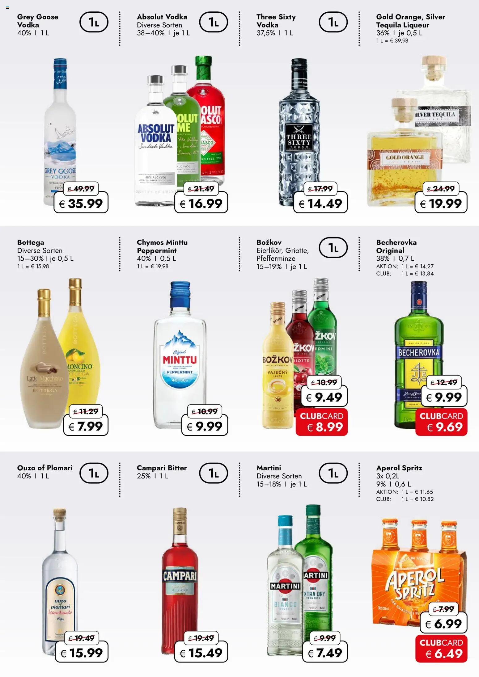 Travel Free  Aktionsangebote – gültig ab 12.06.2026 | Seite: 3 | Produkte: Ouzo, Campari, Aperol, Vodka