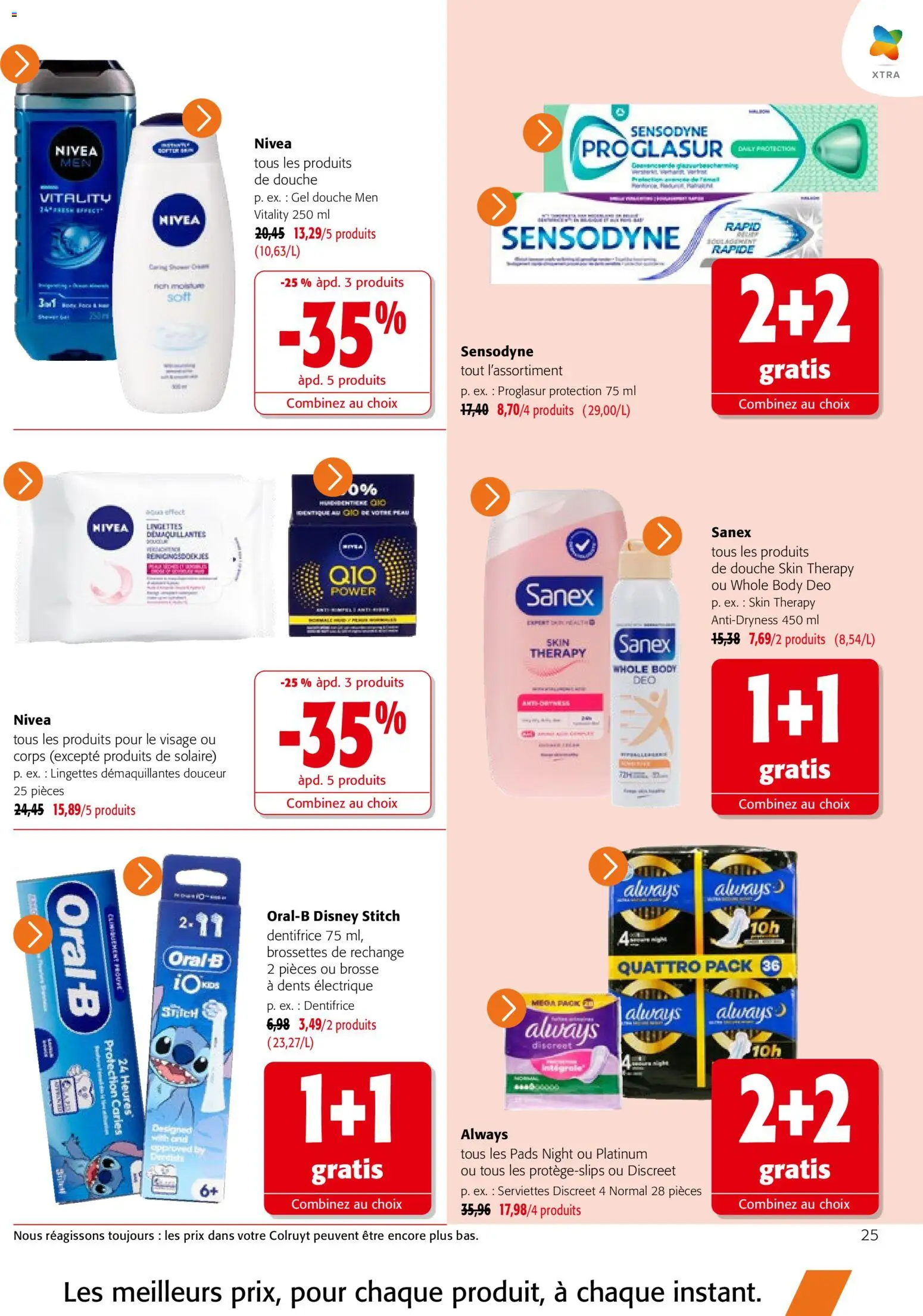 {H1} | Pagina: 25 | Producten: Pads, Gel, Douche
