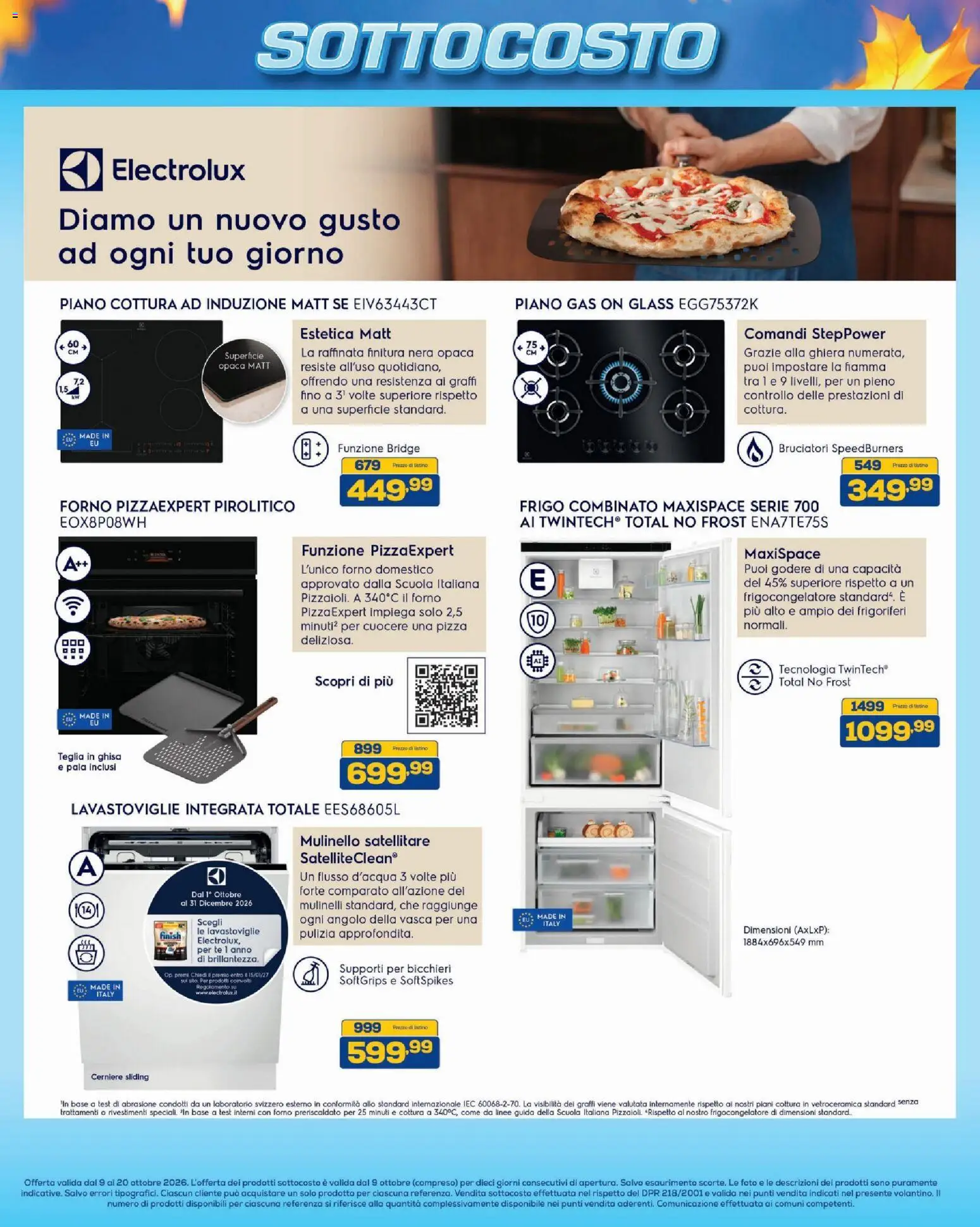 Volantino BRUNO del 09/10/2026 | Pagina: 36 | Prodotti: Teglia, Pizza, Tè, Piano cottura
