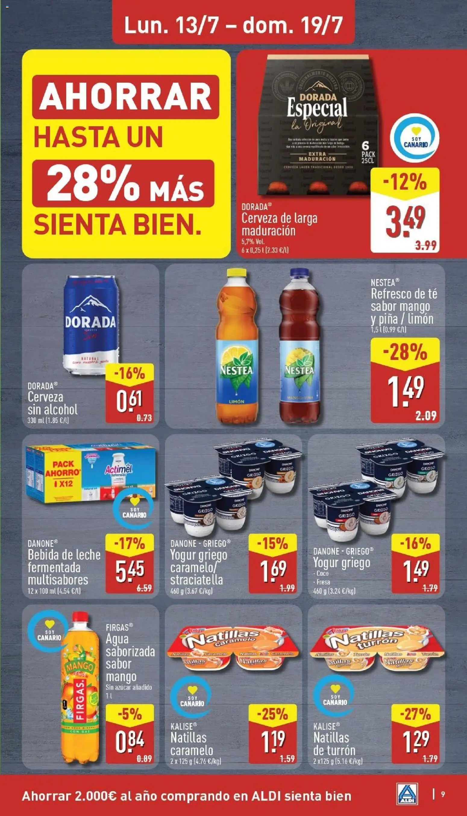 Aldi folleto Canarias │ válido desde el 13/07/2026 | Página: 9
