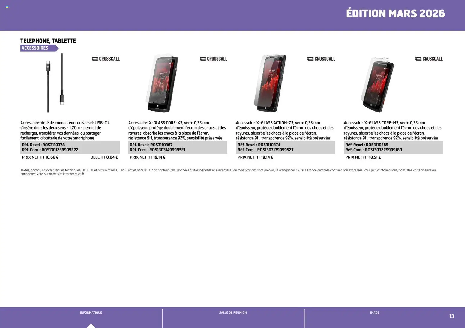 {H1} | Page: 13 | Produits: Smartphone, Tablette, Batterie