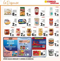 Anteprima del volantino SALSE DRESSING, CONAD yogurt/caesar/erbetta/greca 250ml valido a partire dal 17.06.2026 | Pagina: 18
