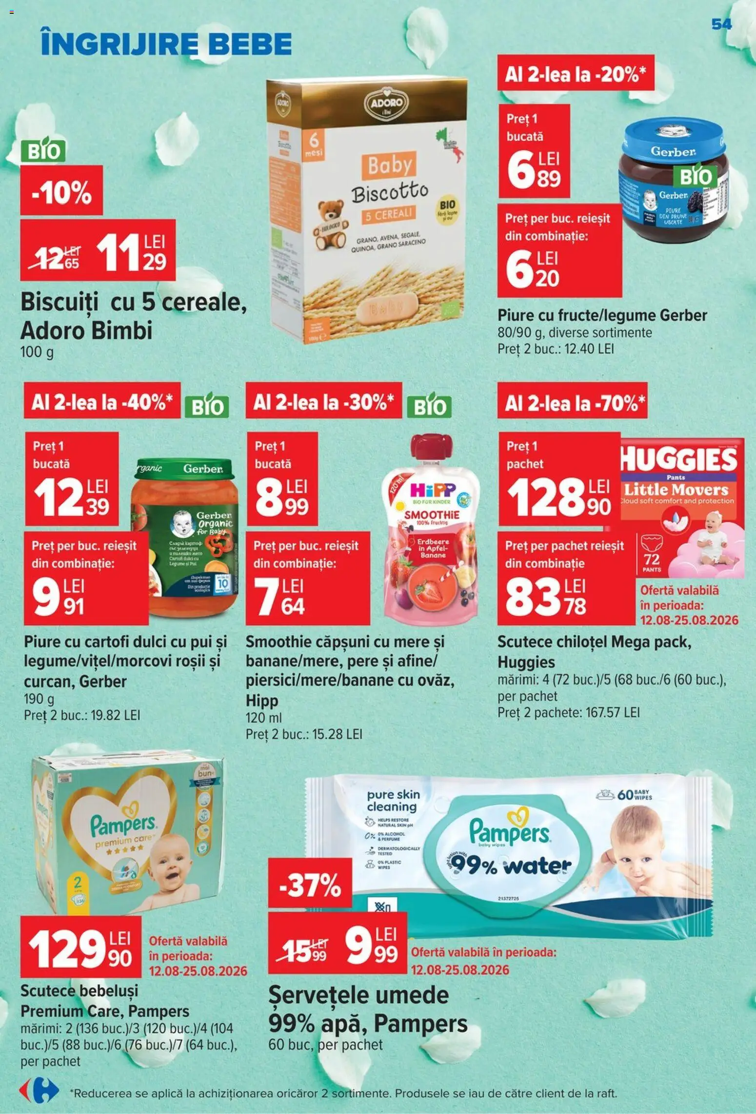 Noul catalog Carrefour – valabil de la 12.08.2026 | Pagină: 55 | Produse: Bio, Premium, Banane, Cartofi