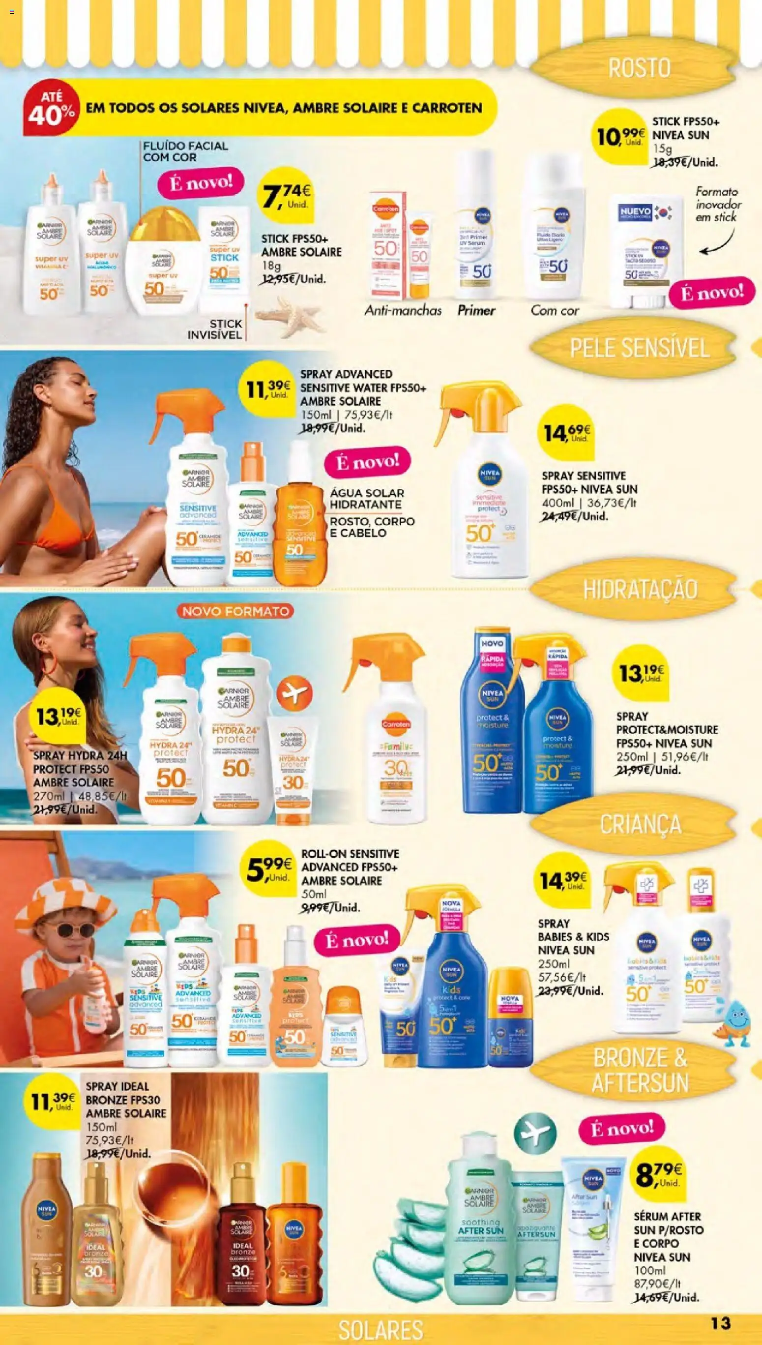 Pingo Doce Especial Beleza 2026 Açores │ válido de 23/07/2026 | Página: 13 | Produtos: Agua, Primer, Sérum