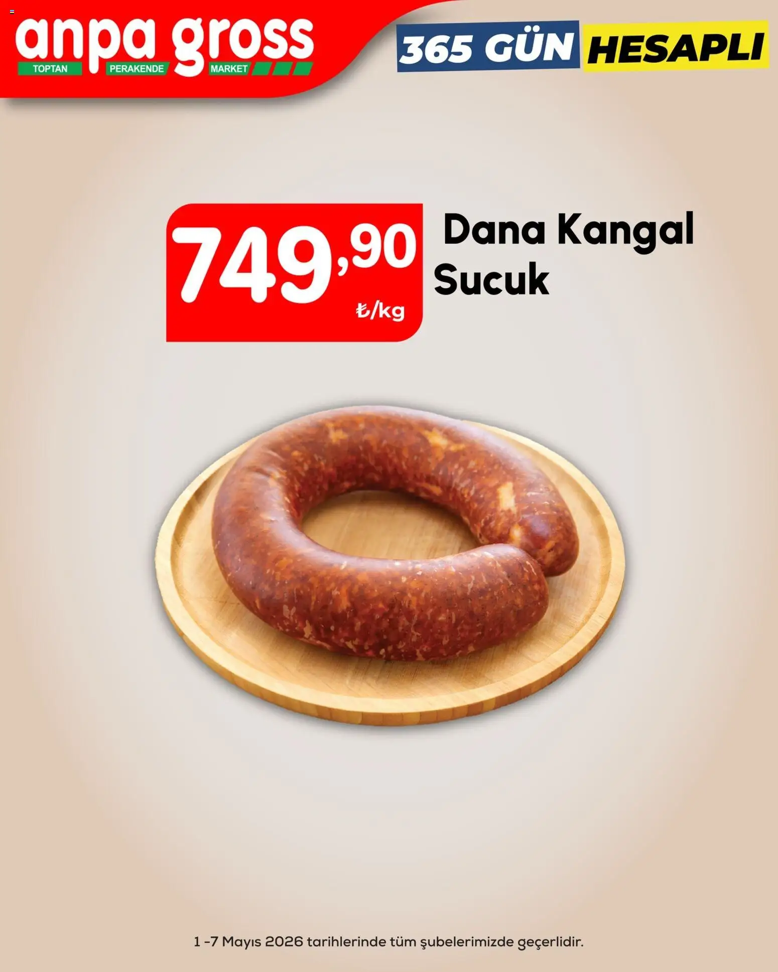 Anpa Gross Katalog - 01.05.2026 tarihinden itibaren geçerlidir | Sayfa: 4 | Ürünler: Sucuk