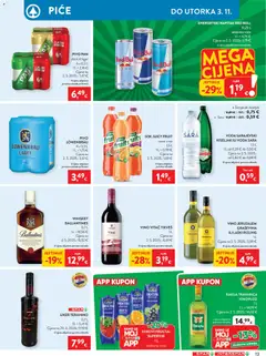 Interspar Katalog - Pregled kataloga iz trgovine Interspar, vrijedi od 28.10.2026 | Stranica: 21 | Proizvodi: Vino, Voda, Liker, Pan