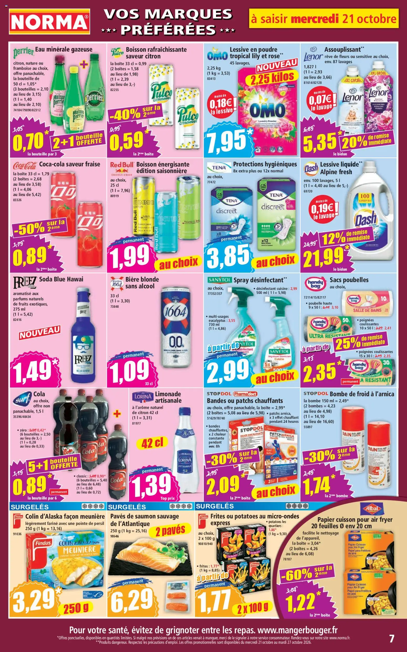 {H1} | Page: 7 | Produits: Citron, Sacs poubelles, Parfums, Fruits