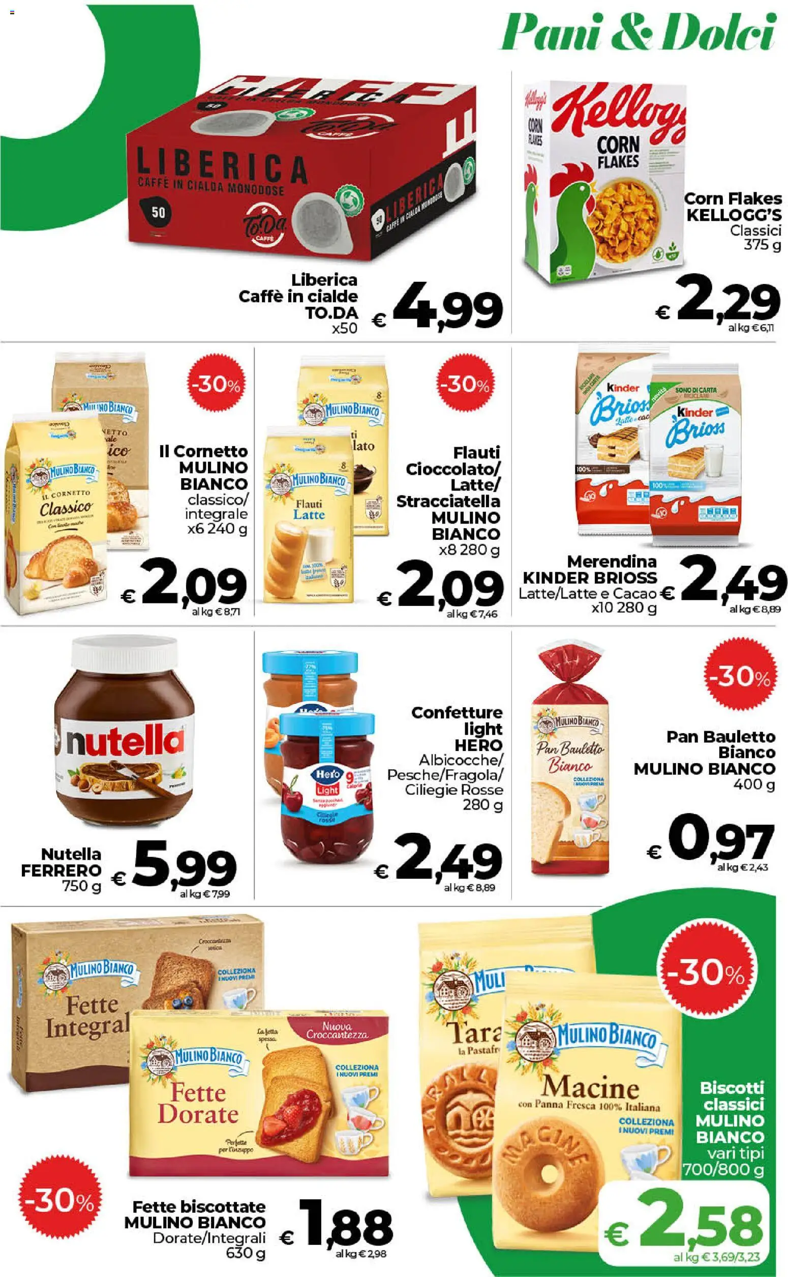 Volantino COOP del 31/07/2026 | Pagina: 15 | Prodotti: Caffè, Panna, Nutella, Stracciatella