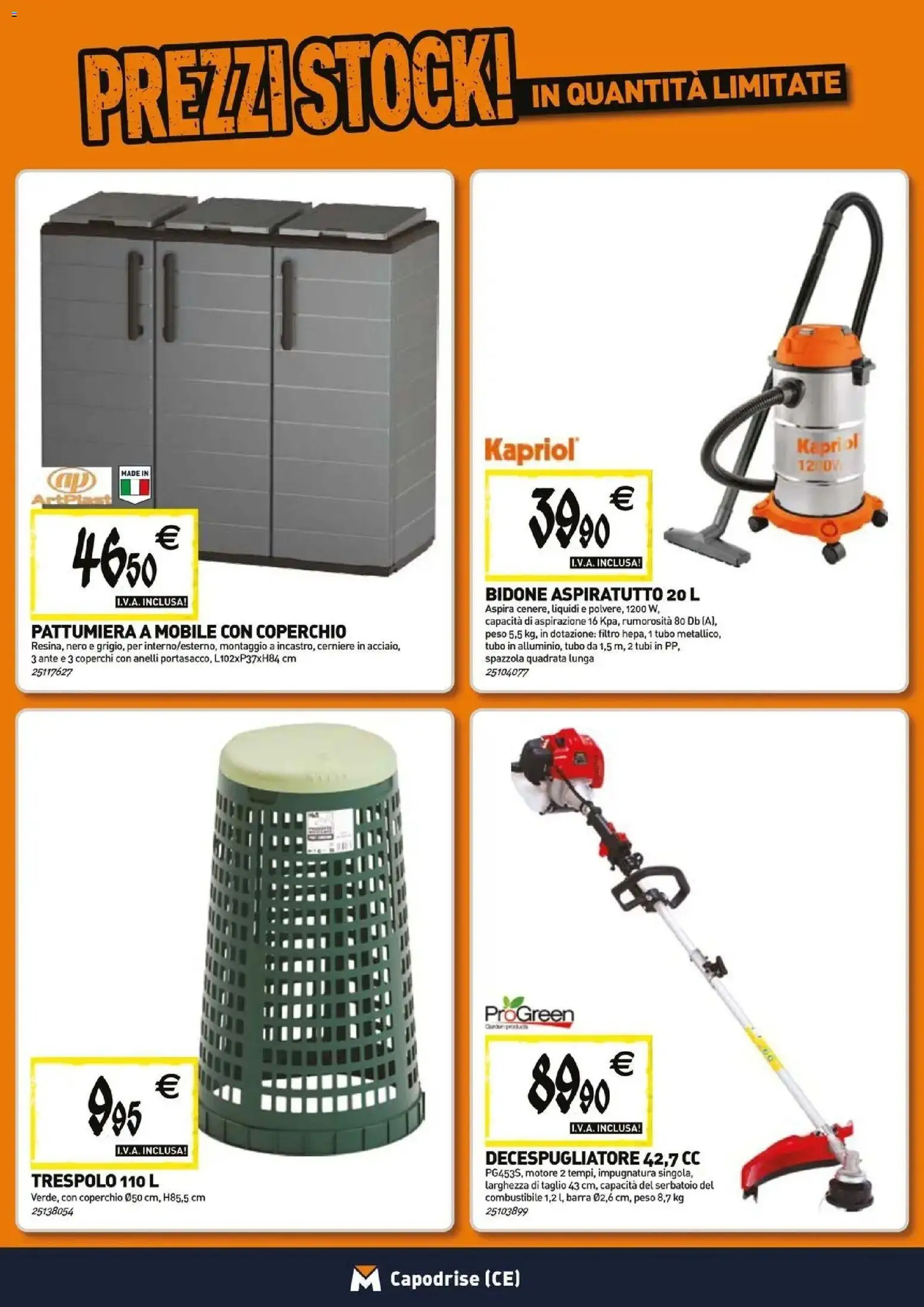 Nuovo TECNOMAT catalogo Capodrise dal 27/08/2026 > offerte anteprima 🛍️ | Pagina: 18 | Prodotti: Spazzola, Coperchio, Tubo, Pattumiera