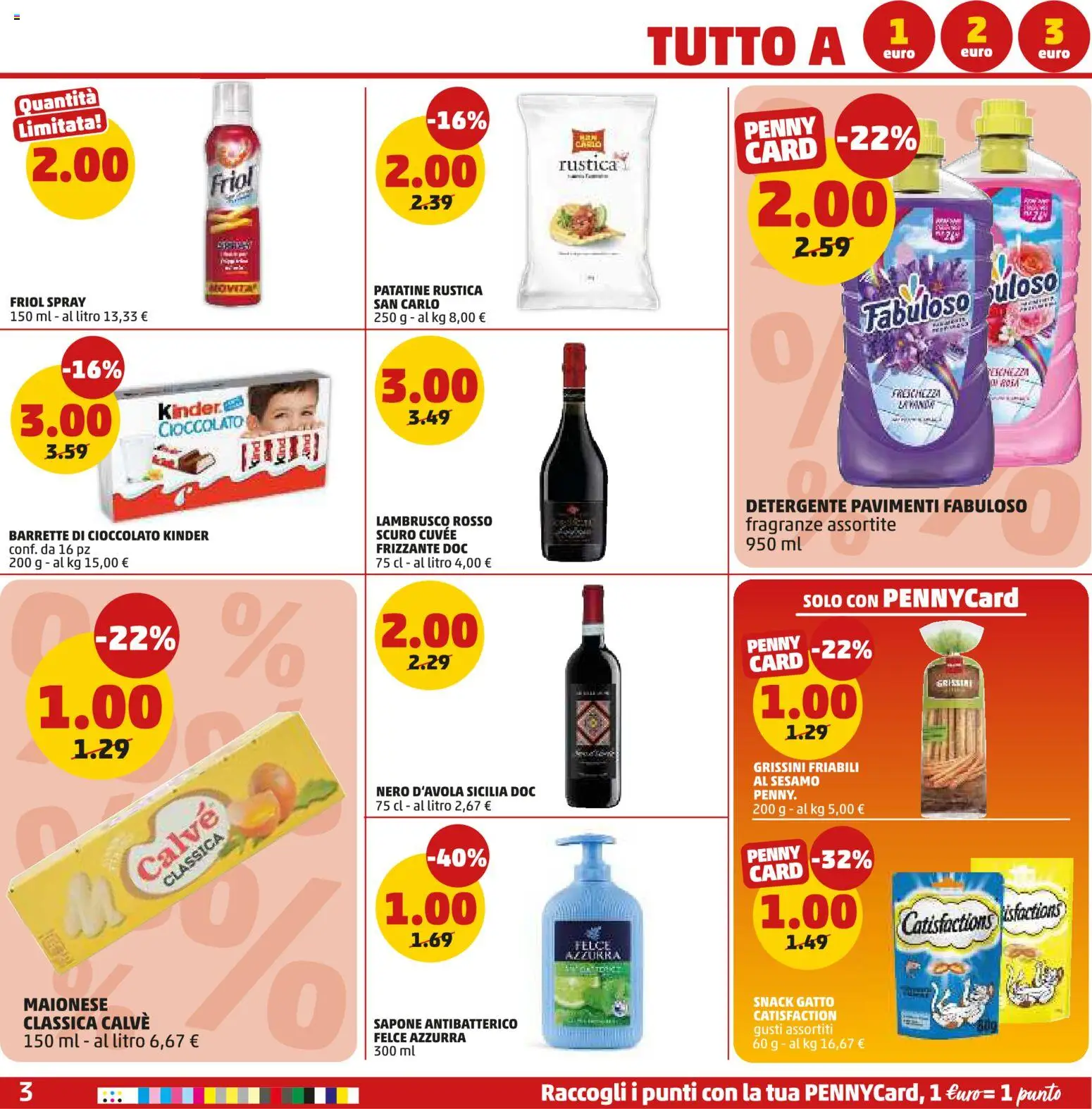 Volantino PENNY del 22/10/2026 | Pagina: 3 | Prodotti: Sapone, Grissini, Sesamo, Lambrusco