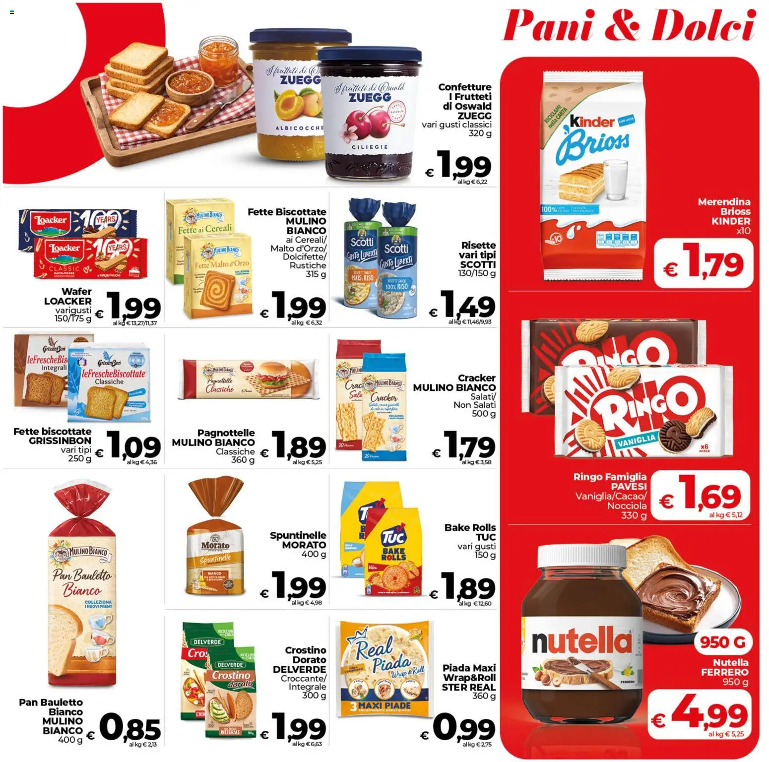 Volantino COOP del 04.06.2026 | Pagina: 21 | Prodotti: Riso, Cereali, Nutella, Fette biscottate