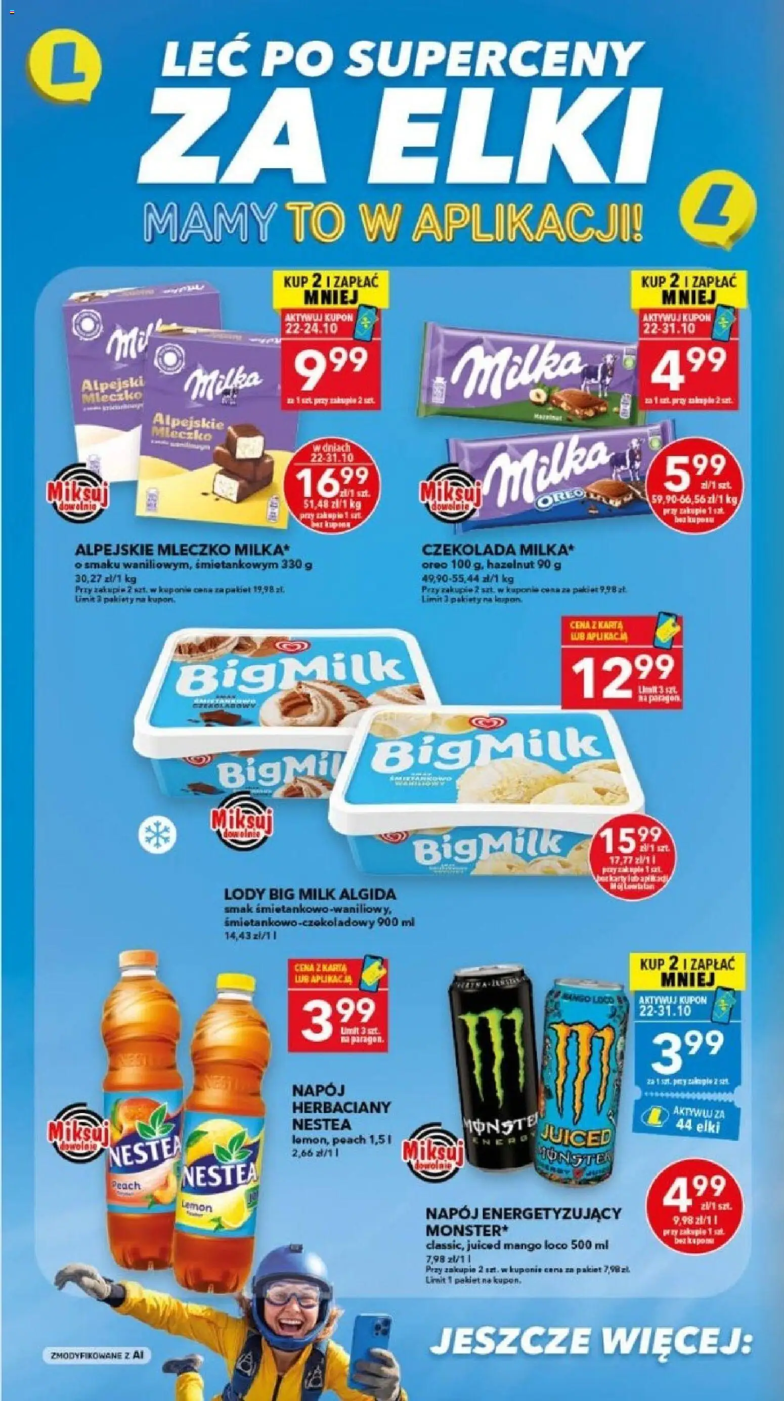 Lewiatan gazetka - Legnica od 22.10.2026 | Strona: 2 | Produkty: Mango, Karta, Oreo, Lody Big Milk