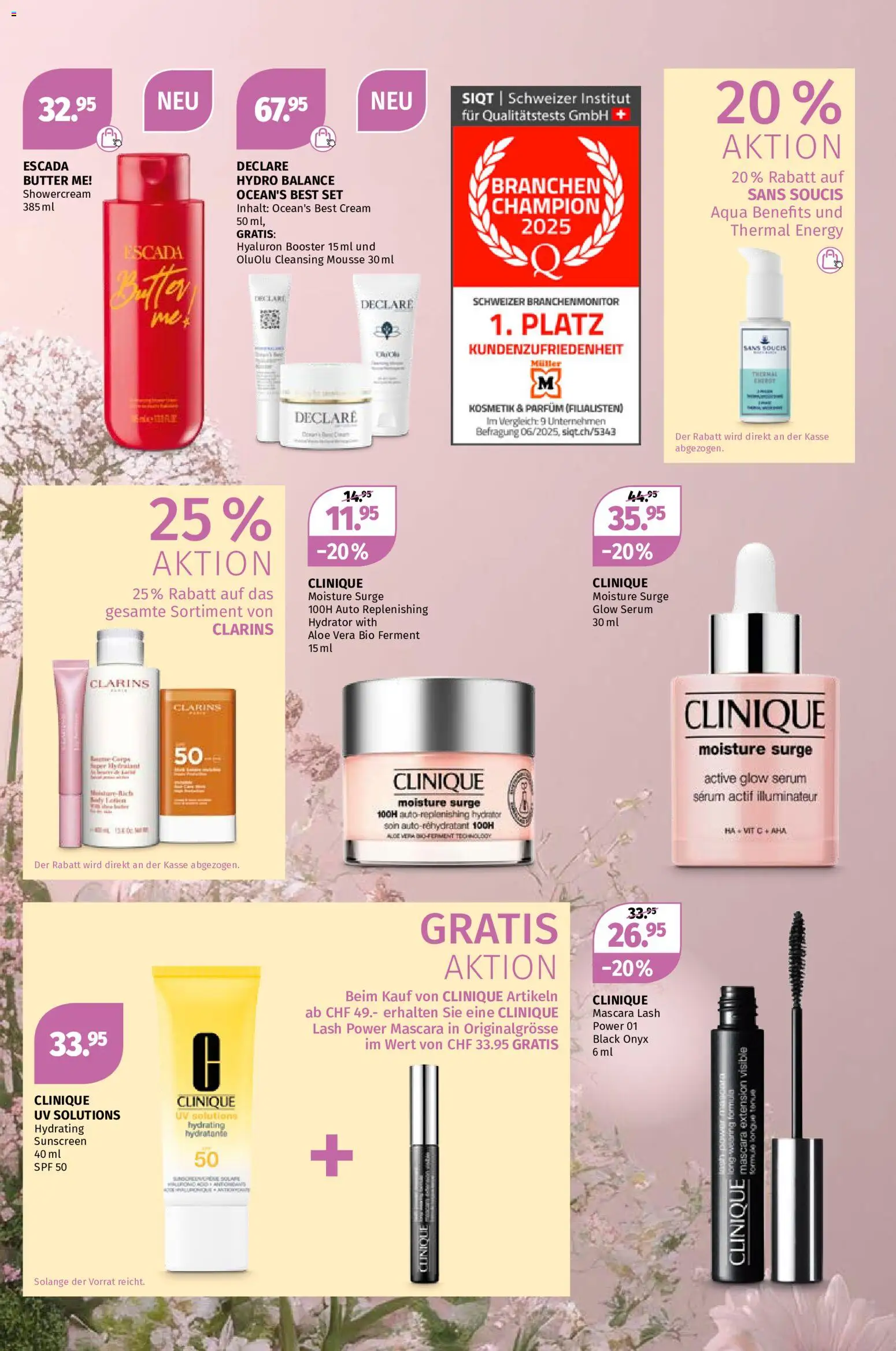 Müller aktionen Beauty-Highlights – gültig ab 04.06.2026 | Seite: 3 | Produkte: Serum, Butter, Body Lotion, Mascara