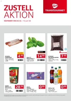 Transgourmet Zustellaktion ab 08.06.2026 gültig