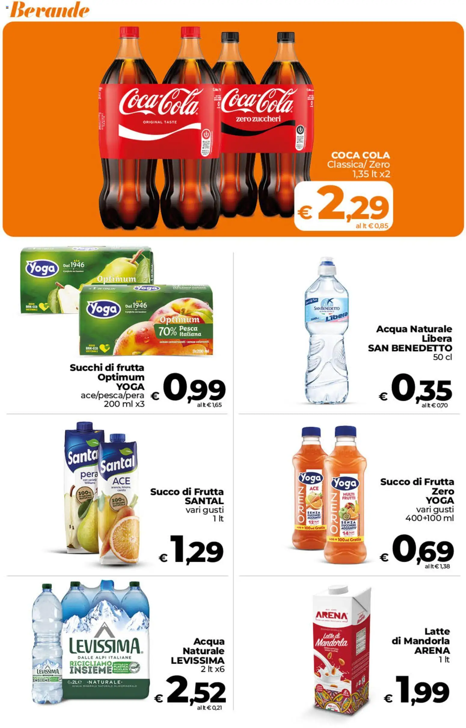 Volantino Ipercoop del 02/10/2026 | Pagina: 39 | Prodotti: Mandorla, Latte, Pesca, Pera