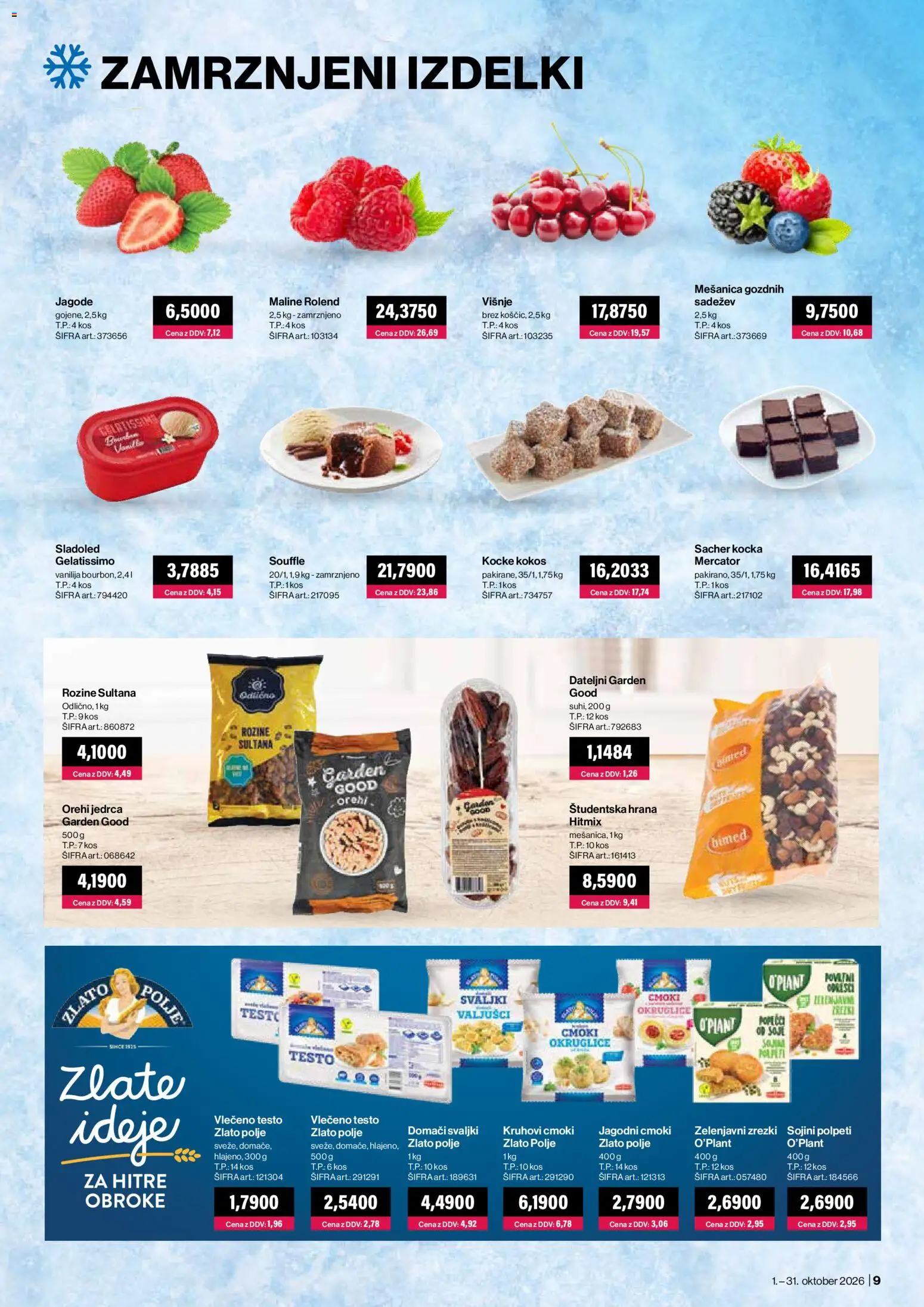 Novi Mercator katalog ponudbe – veljaven od 01.10.2026 | Stran: 9
