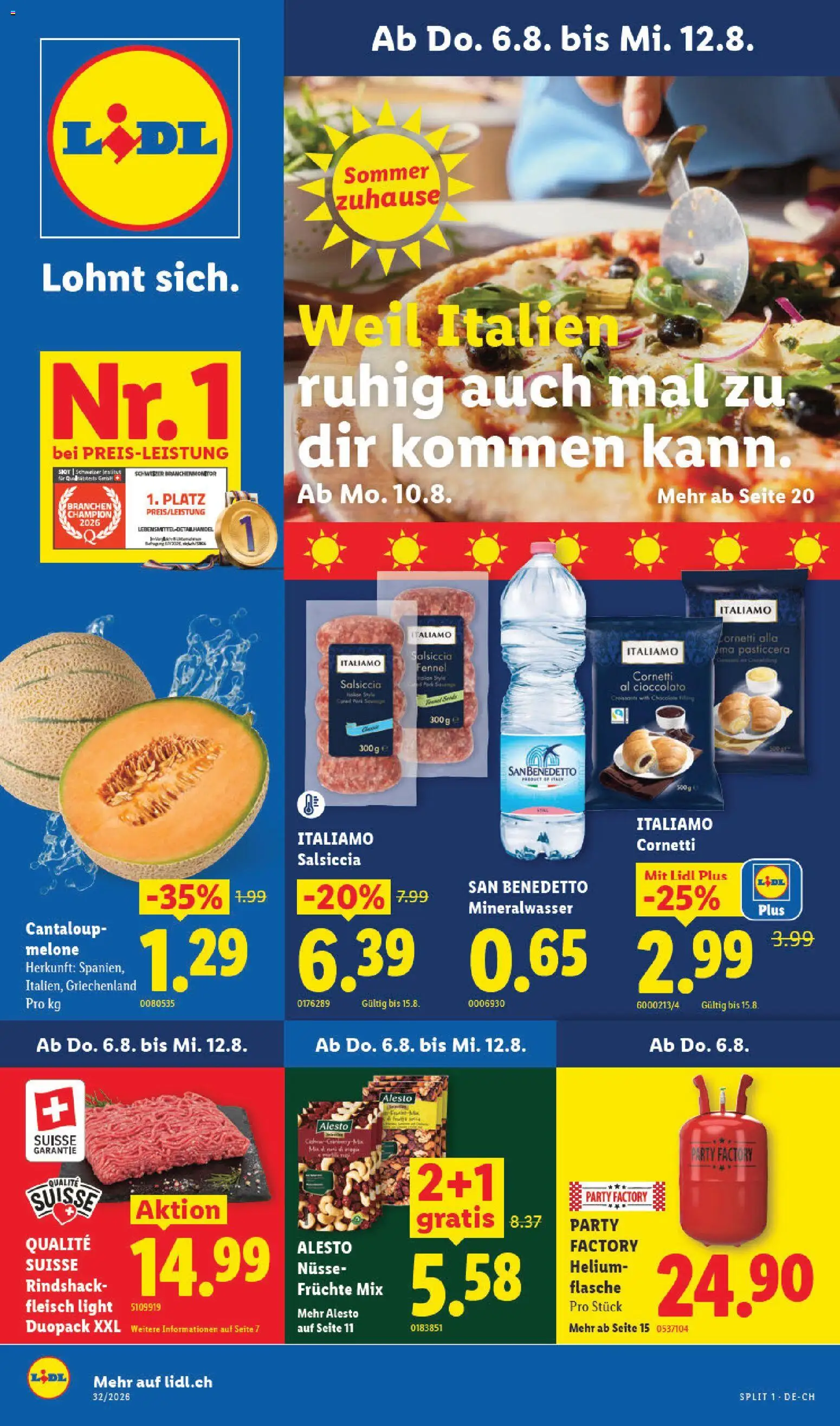 Lidl aktionen – gültig ab 06.08.2026 | Seite: 1