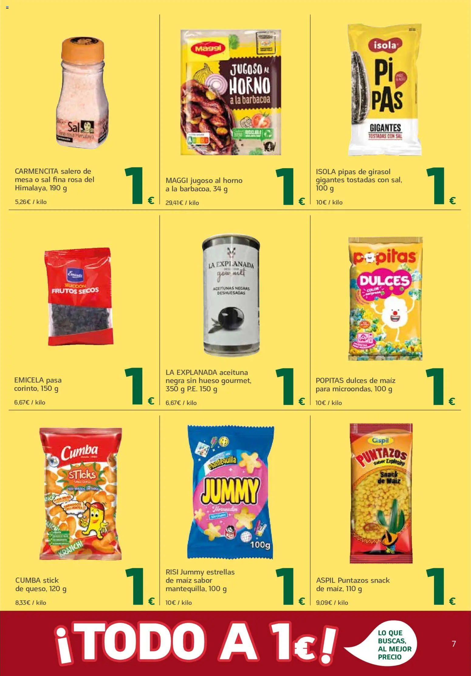 HiperDino Deseo Concedido │ válido desde el 25/08/2026 | Página: 7 | Productos: Pipas de girasol, Dulces, Horno, Sal