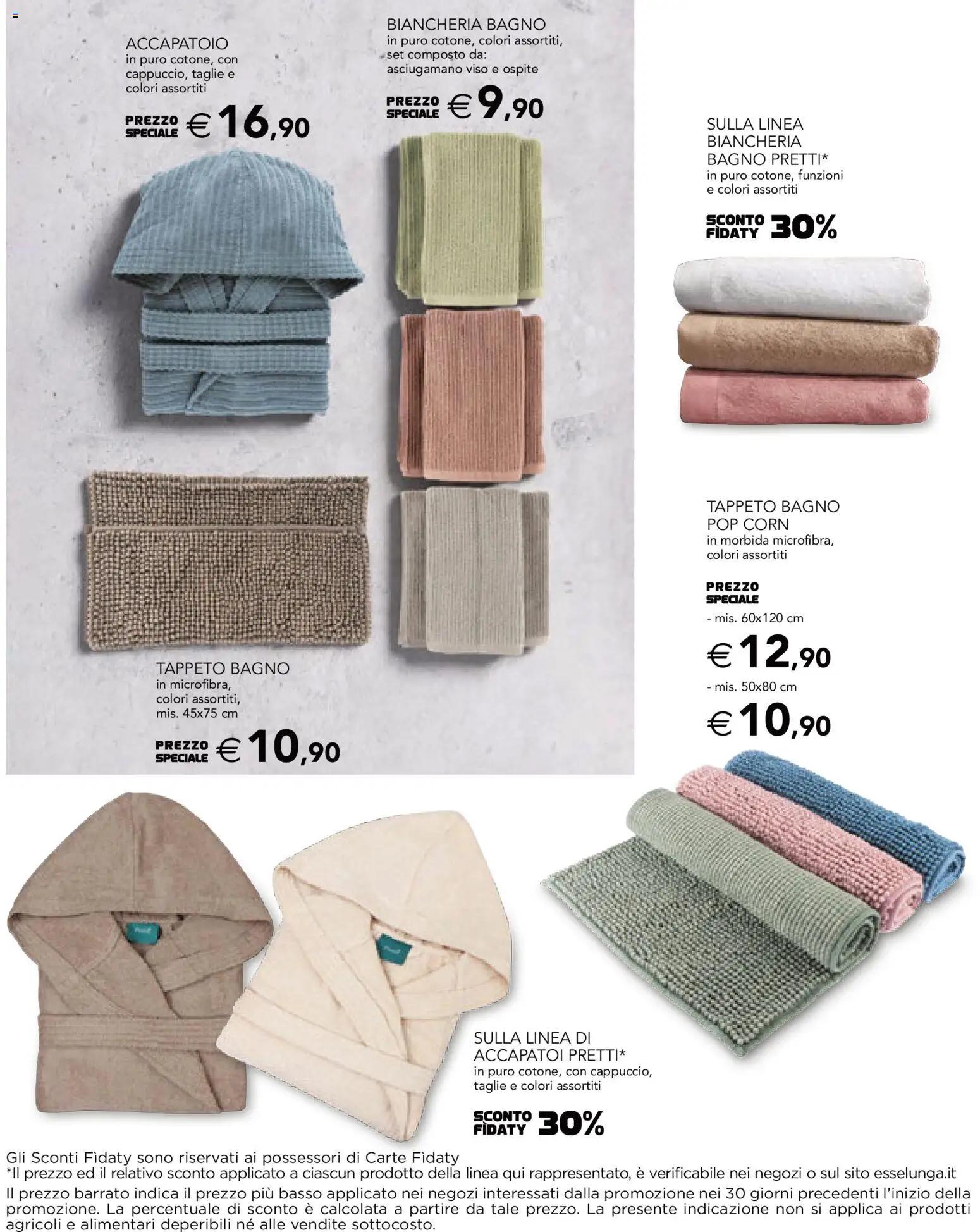 Volantino Esselunga S del 08/10/2026 | Pagina: 20 | Prodotti: Pop corn, Asciugamano, Bagno, Tappeto