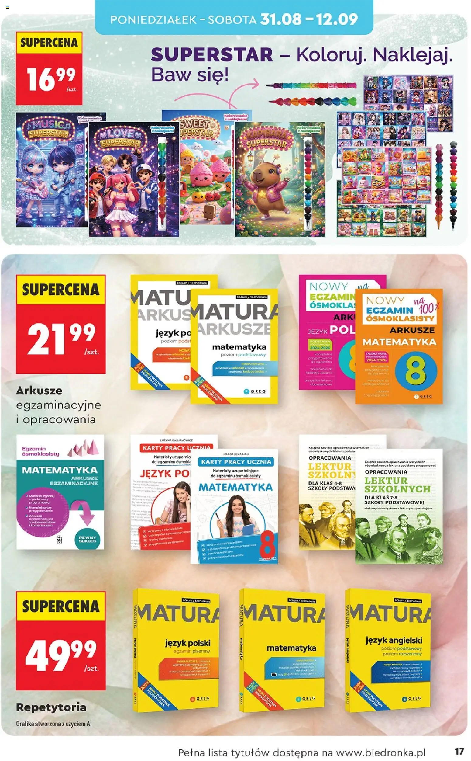 Biedronka gazetka - Hity i inspiracje od 31.08.2026 | Strona: 17