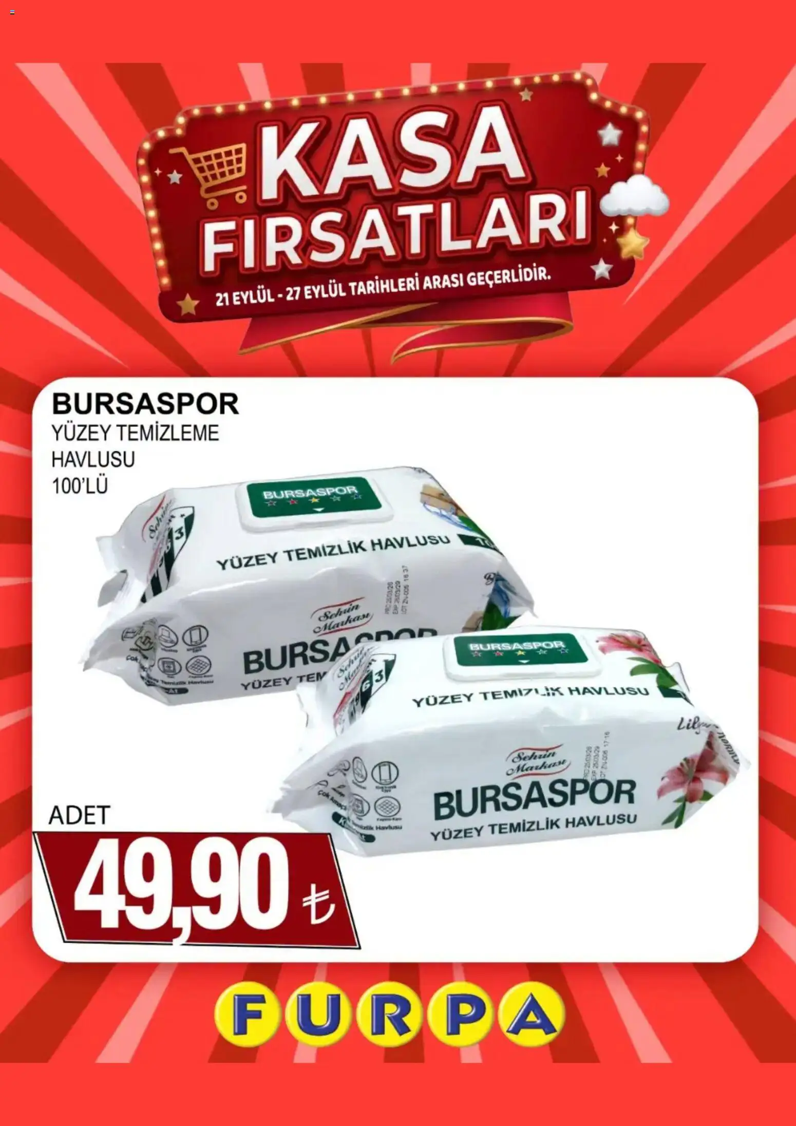 Furpa - Kasa Fırsatları - 21 Eylül 2026 tarihinden itibaren geçerlidir | Sayfa: 3 | Ürünler: Kasa