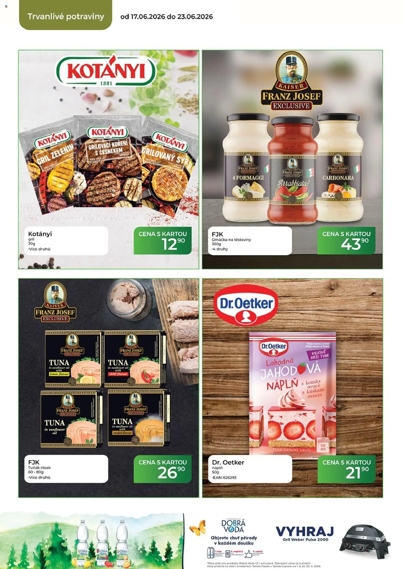 Tamda Foods leták od 17.06.2026 | Strana: 44 | Produkty: Dobrá voda, Ovoce, Těstoviny, Steak