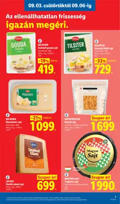 Lidl akciós újság - amely érvényes a következő dátumtól: 2026.09.03. | Oldal: 7