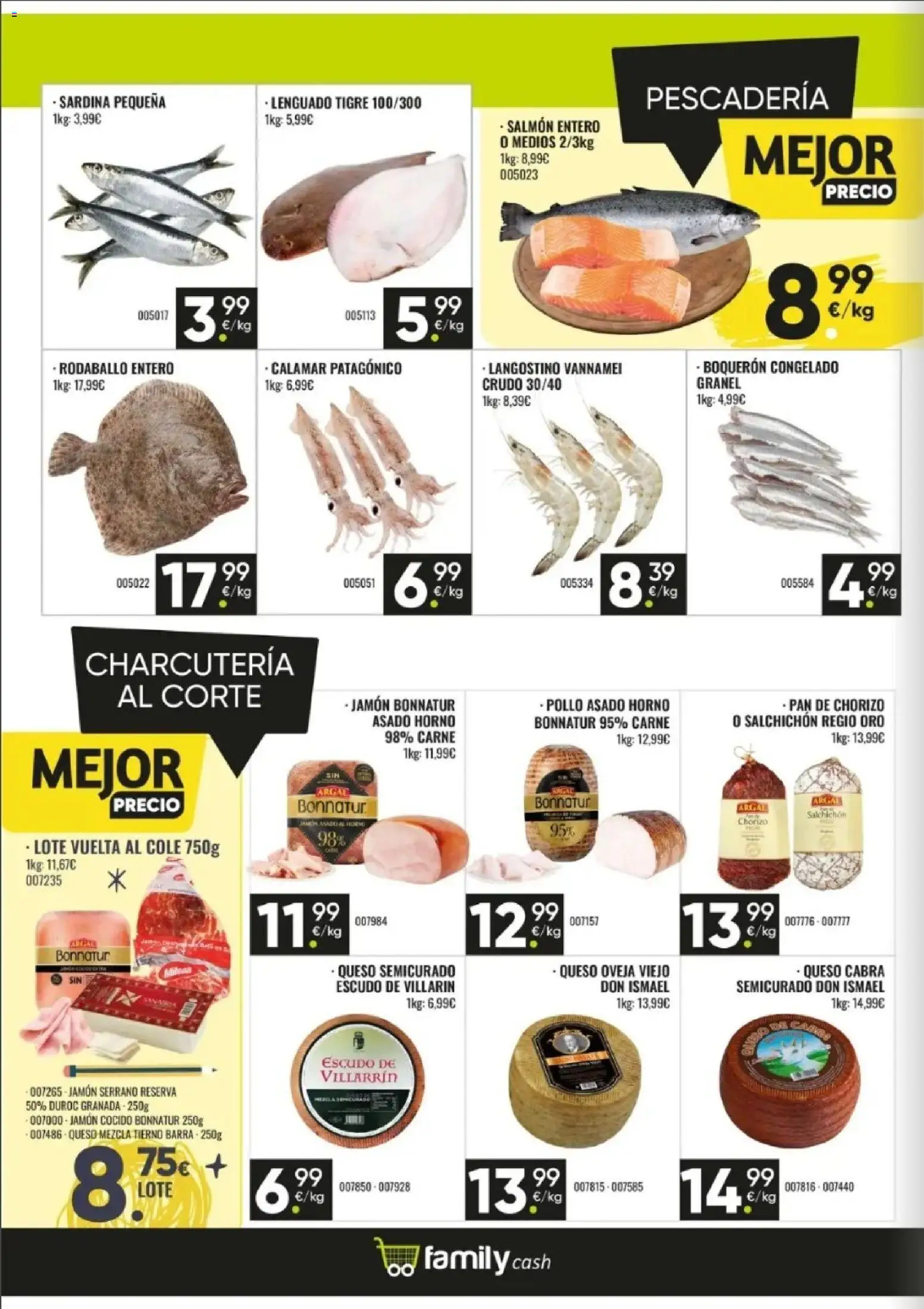 Family Cash folleto │ válido desde el 07/09/2026 | Página: 4 | Productos: Jamón, Salmón, Horno, Carne