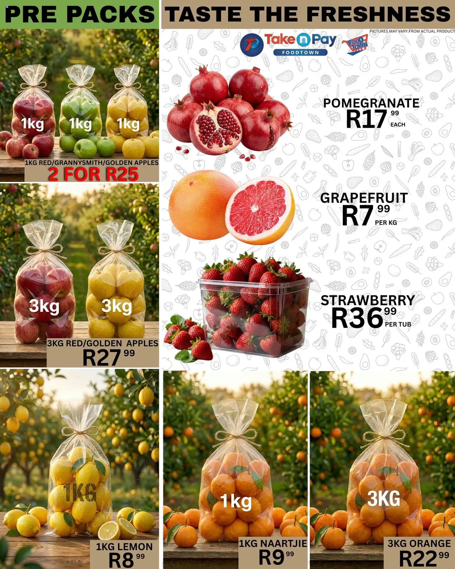 New Take n Pay catalogue – valid from 19.05.2026 | Page: 2 | Products: Apples, Grapefruit, Lemon