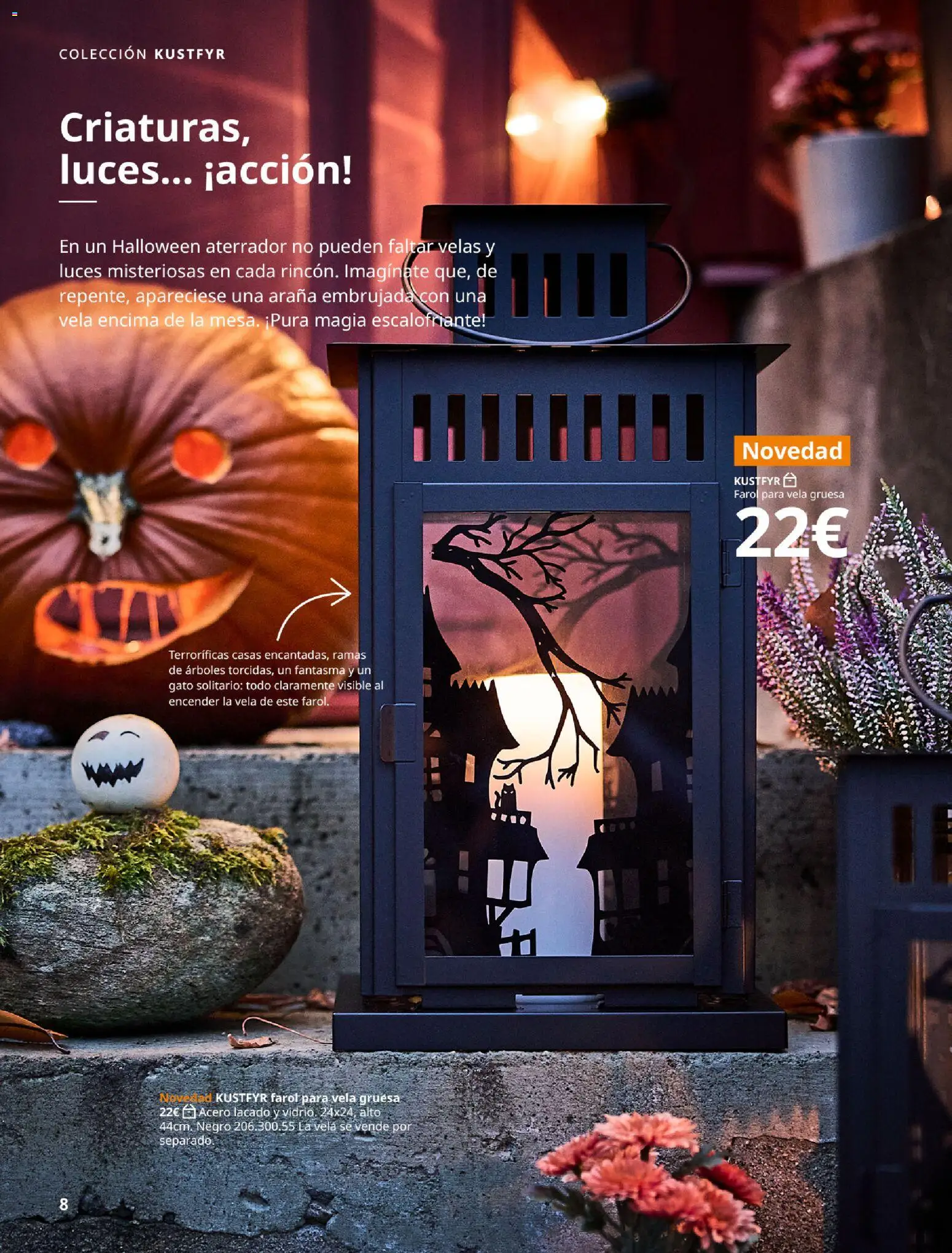 IKEA - Brochure colecciones │ válido desde el 25/08/2026 | Página: 8 | Productos: Farol, Vela, Velas