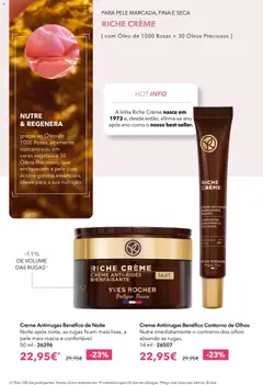 Pré-visualização Creme Antirrugas Benéfico de Noite, Noite após noite, as rugas ficam mais lisas, a pele mais macia e confortável. 50 ml - 26396 válido de 12.05.2026 | Página: 26