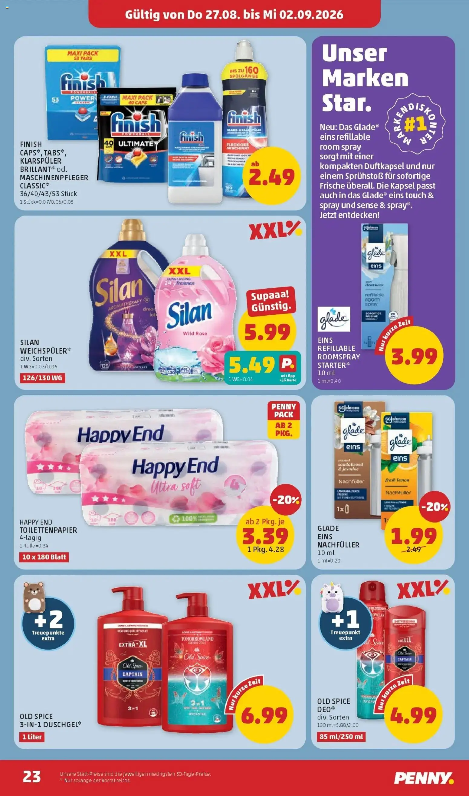 Penny Markt Die ganze Woche sparen ab (27.08.2026) - Angebote, Prospekt | Seite: 23
