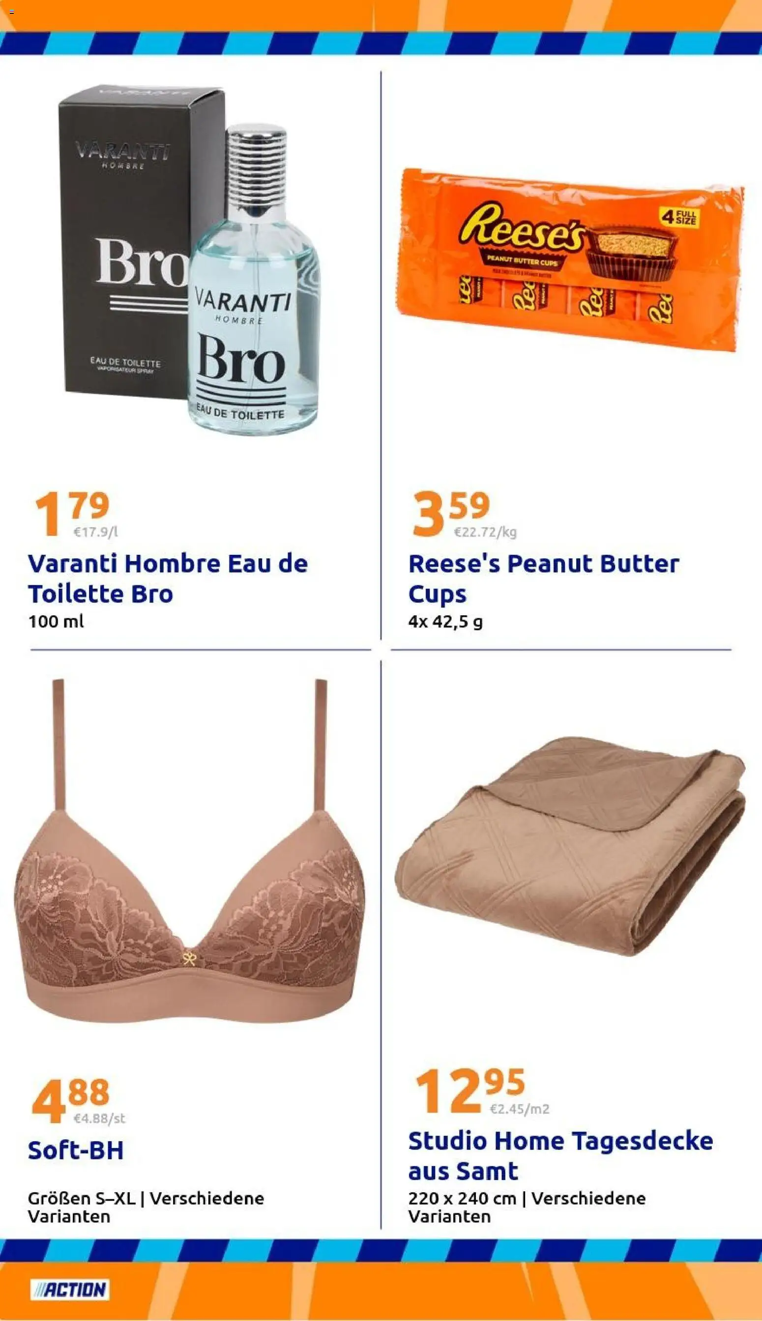 Action Prospekt – gültig ab 09.09.2026 | Seite: 20 | Produkte: Butter, Toilette, Tagesdecke, Eau de Toilette