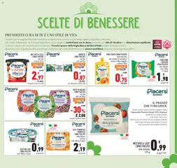 Anteprima del volantino LATTE FERMENTATO PROBIOTICO CONAD PIACERSI, latte italiano vari tipi conf. 100 g x 6 pezzi valido a partire dal 22.04.2026 | Pagina: 11