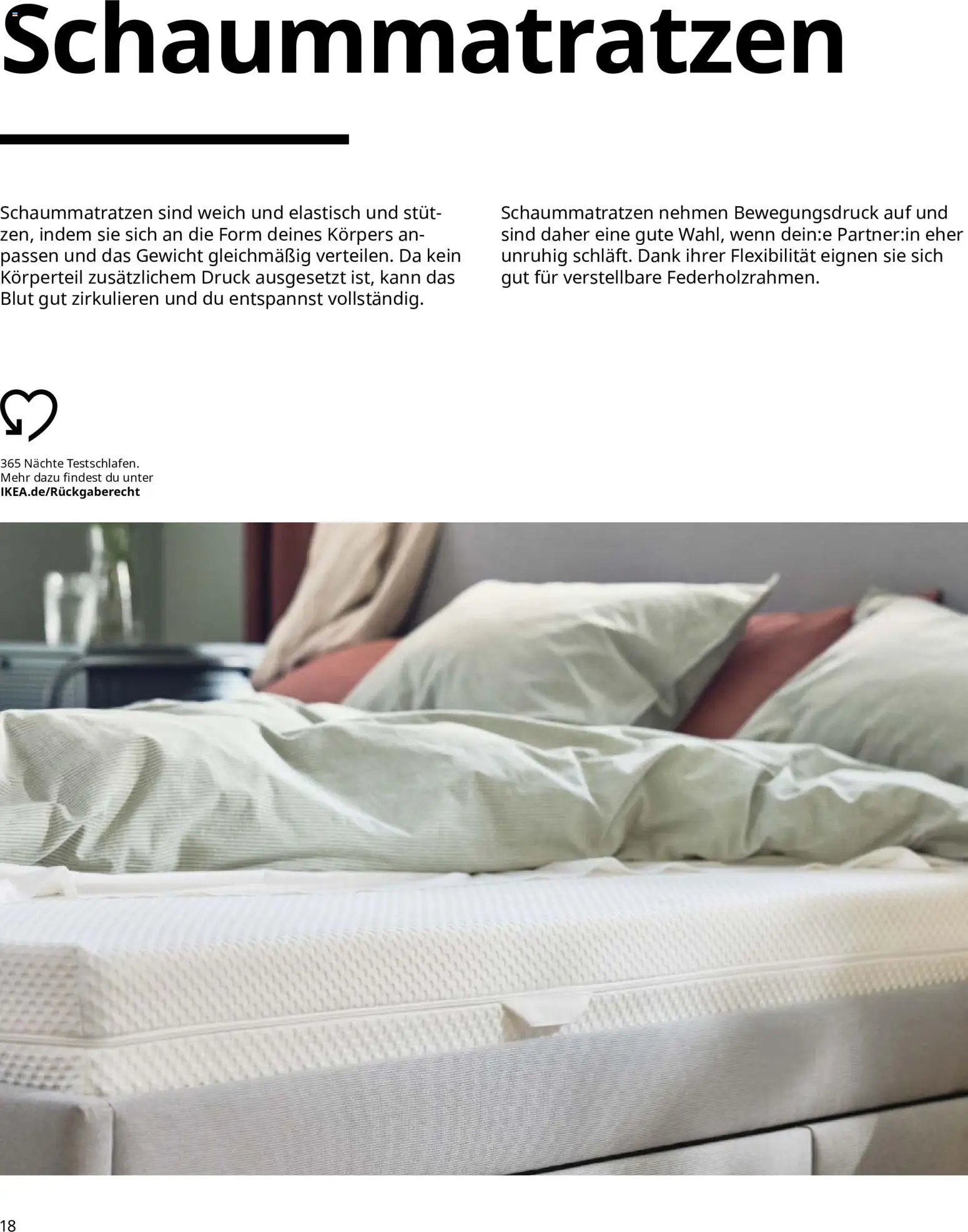 Ikea Prospekt Schlafkomfort – gültig ab 16.09.2026 | Seite: 18 | Produkte: Gewicht