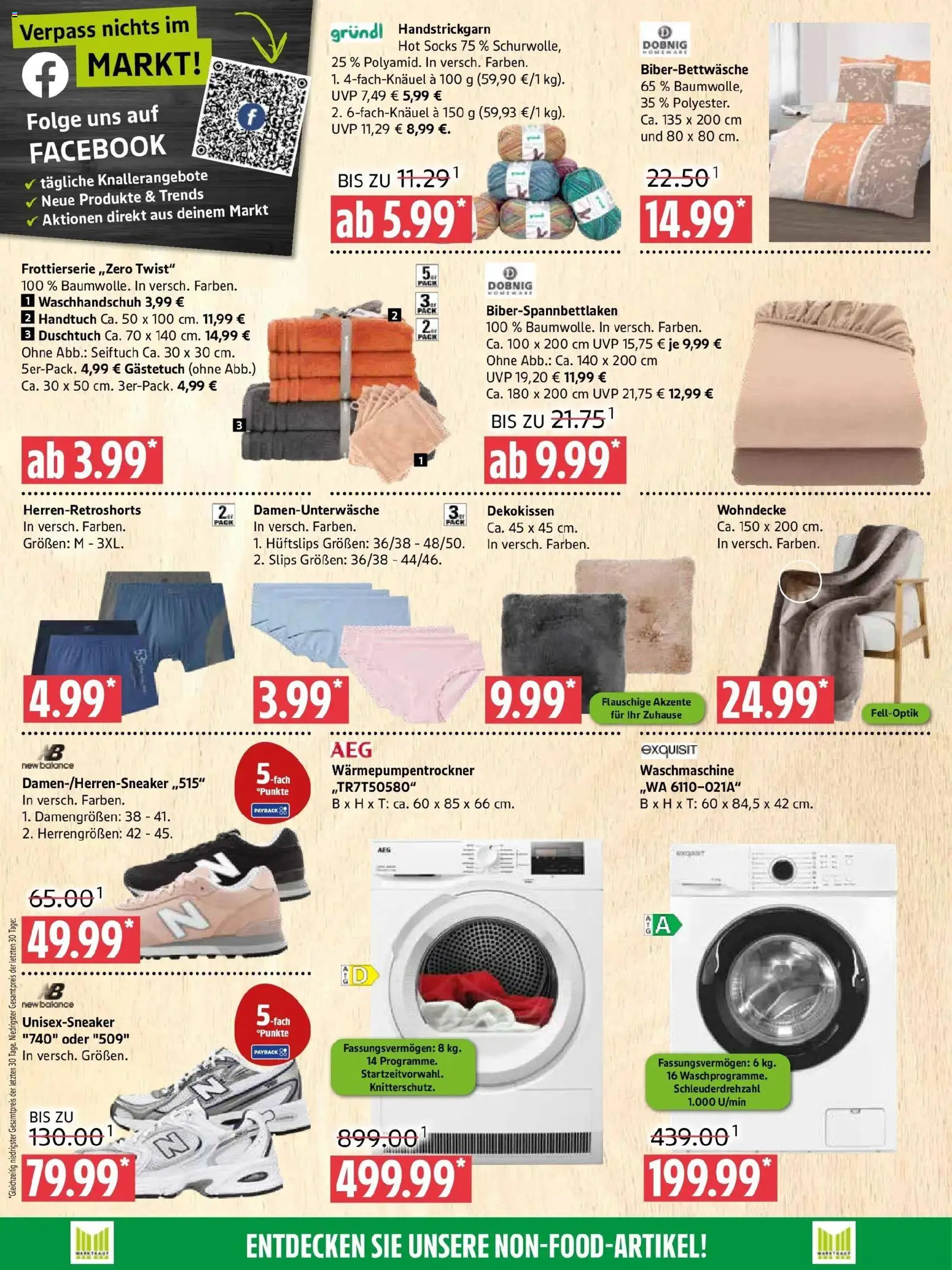 Marktkauf Prospekt Prenzlau (ab 21.09.2026) » Angebote online | Seite: 10 | Produkte: Waschmaschine