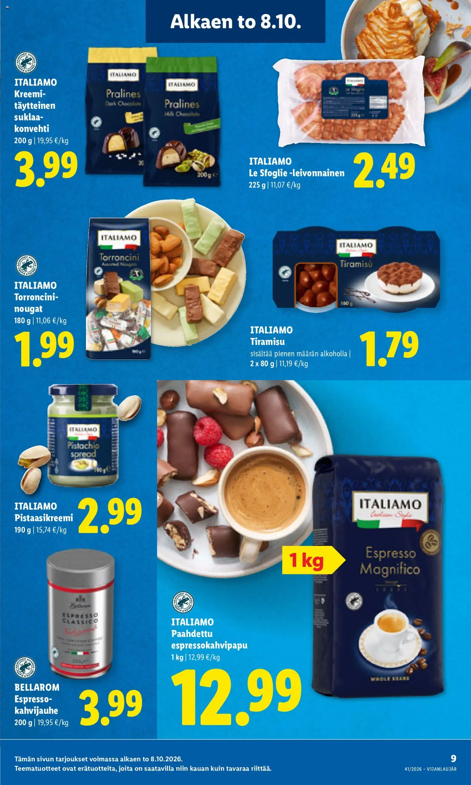Lidl tarjoukset – voimassa 08/10/2026 alkaen | Sivu: 9