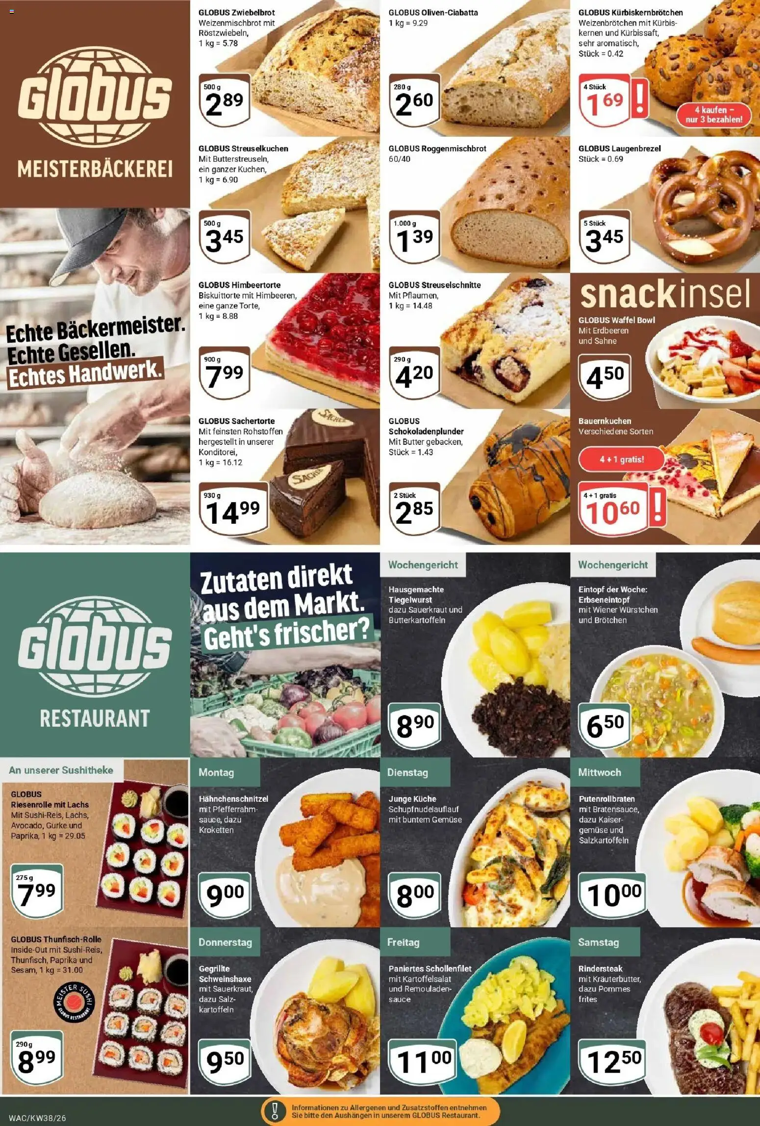Globus Prospekt Markkleeberg (ab 14.09.2026) » Angebote online | Seite: 7 | Produkte: Küche, Gemüse, Kürbis, Erdbeeren