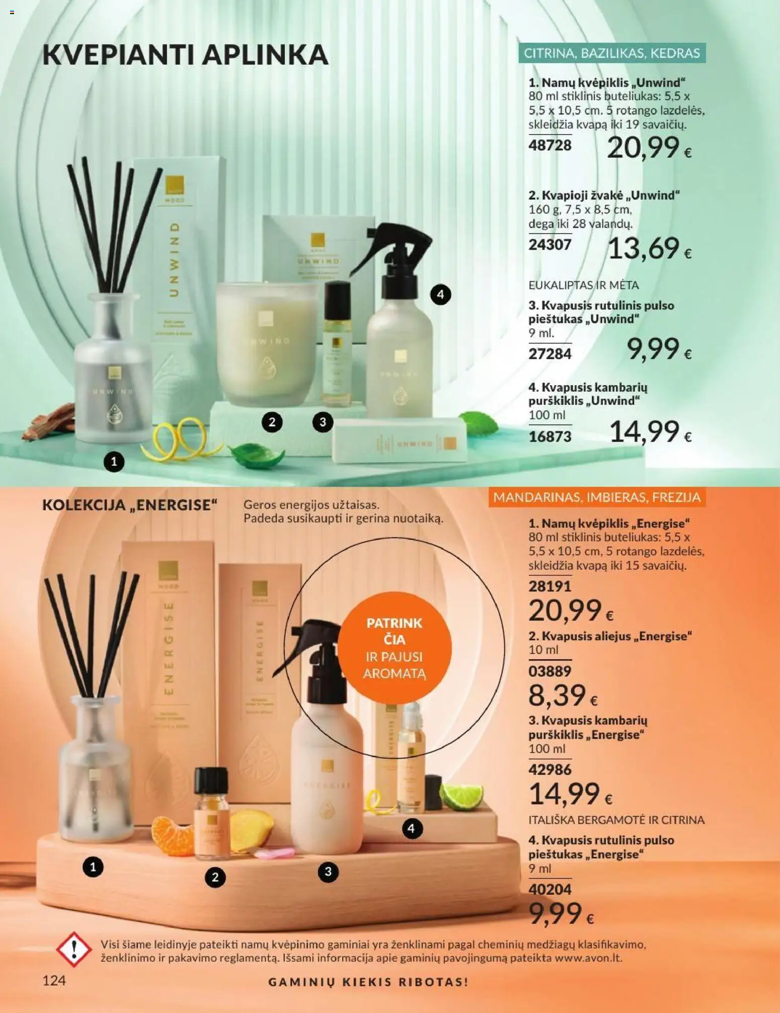 AVON akcijos nuo 2026.07.01 | Puslapis: 124 | Prekių: Aliejus